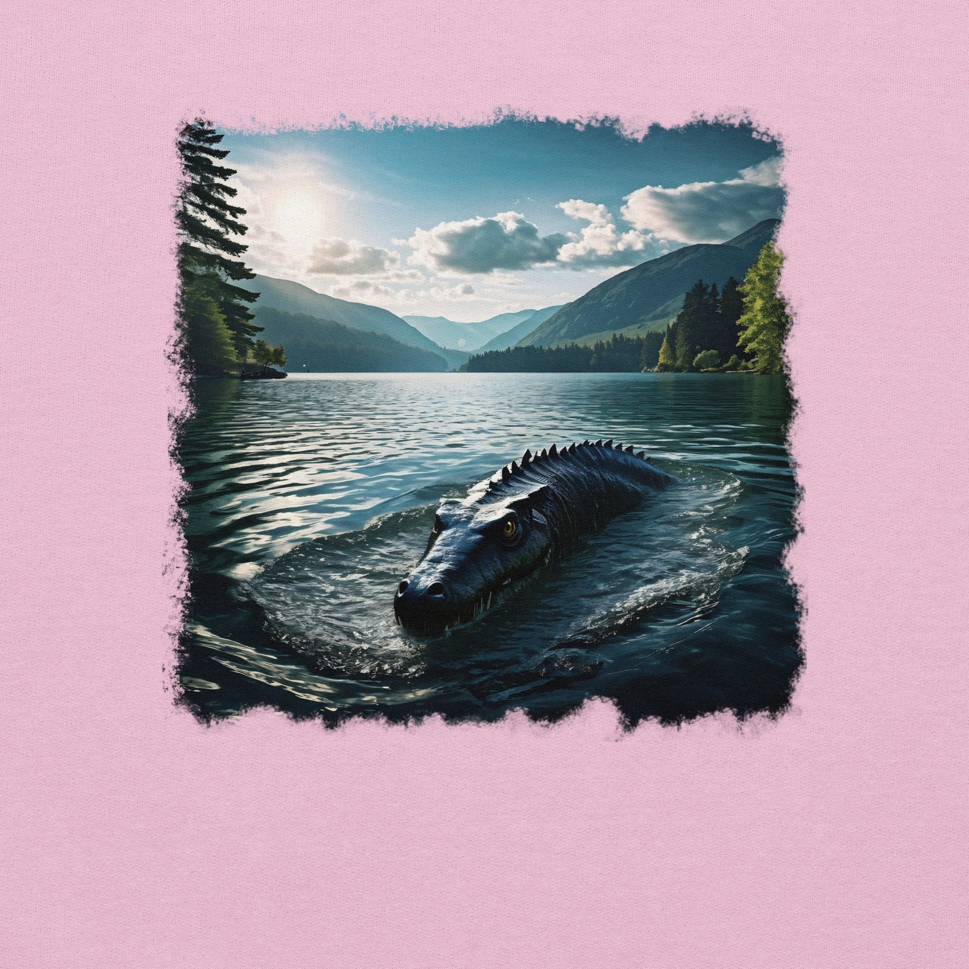 Lake Monster Breeching Surface Women's (Unisex) Hoodie - Hoodies - Discovery Co.