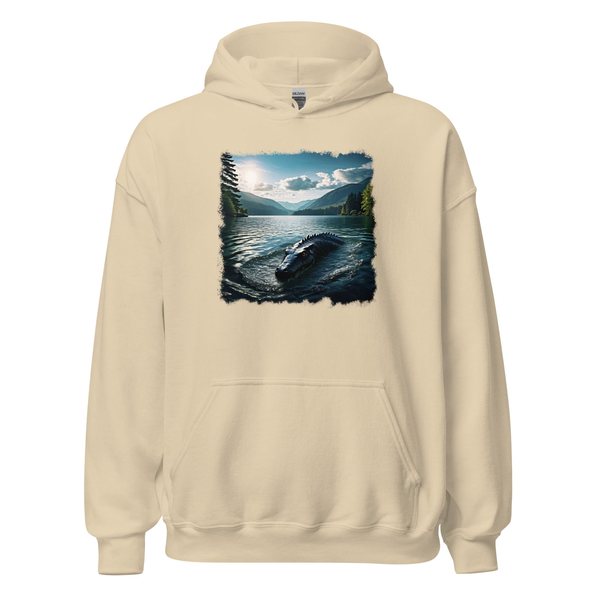Lake Monster Breeching Surface Women's (Unisex) Hoodie - Hoodies - Discovery Co.
