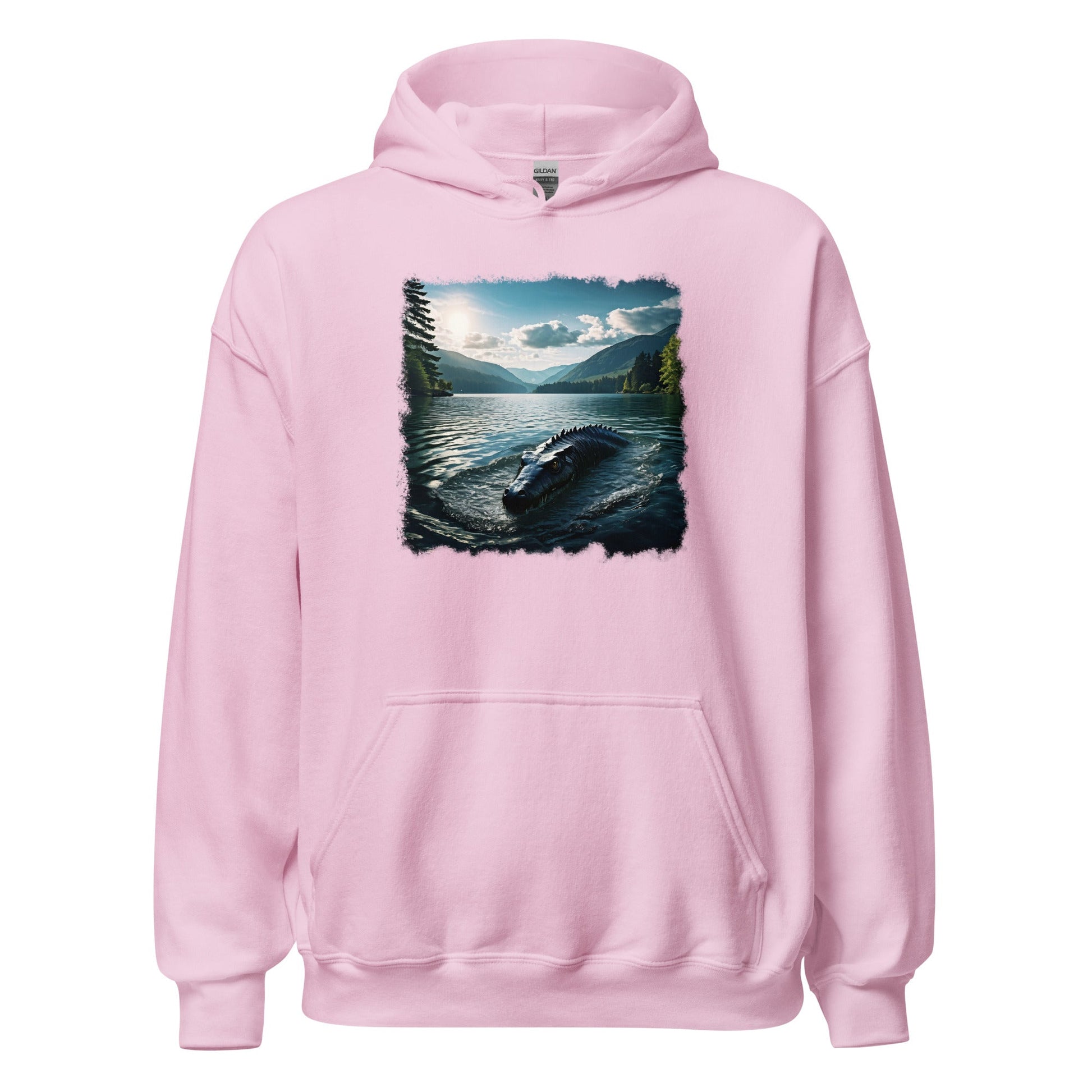 Lake Monster Breeching Surface Women's (Unisex) Hoodie - Hoodies - Discovery Co.