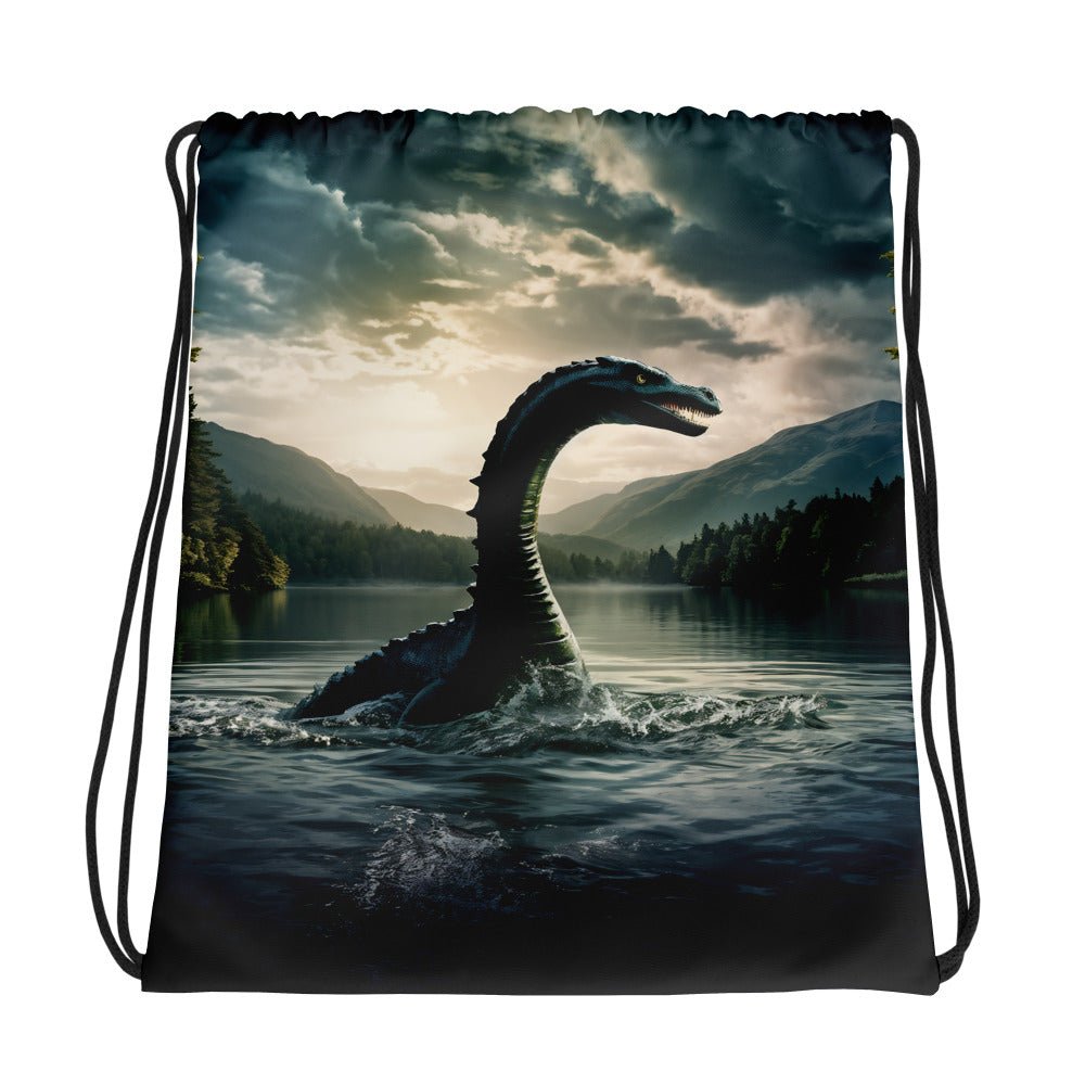 Lake Monster Drawstring Bag - Drawstring Bag - Discovery Co.