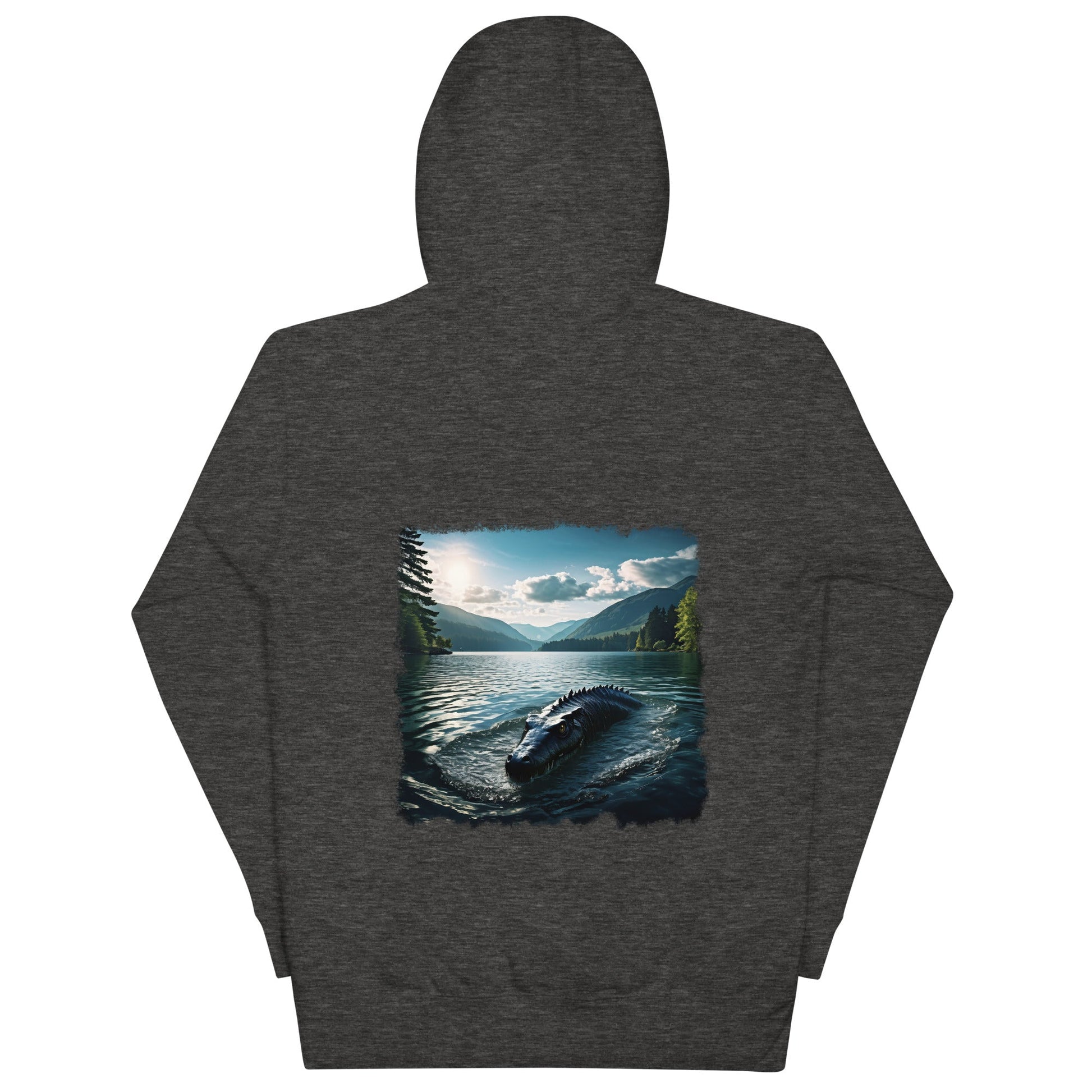 Lake Monster Dual Images Print Unisex Hoodie - Hoodies - Discovery Co.