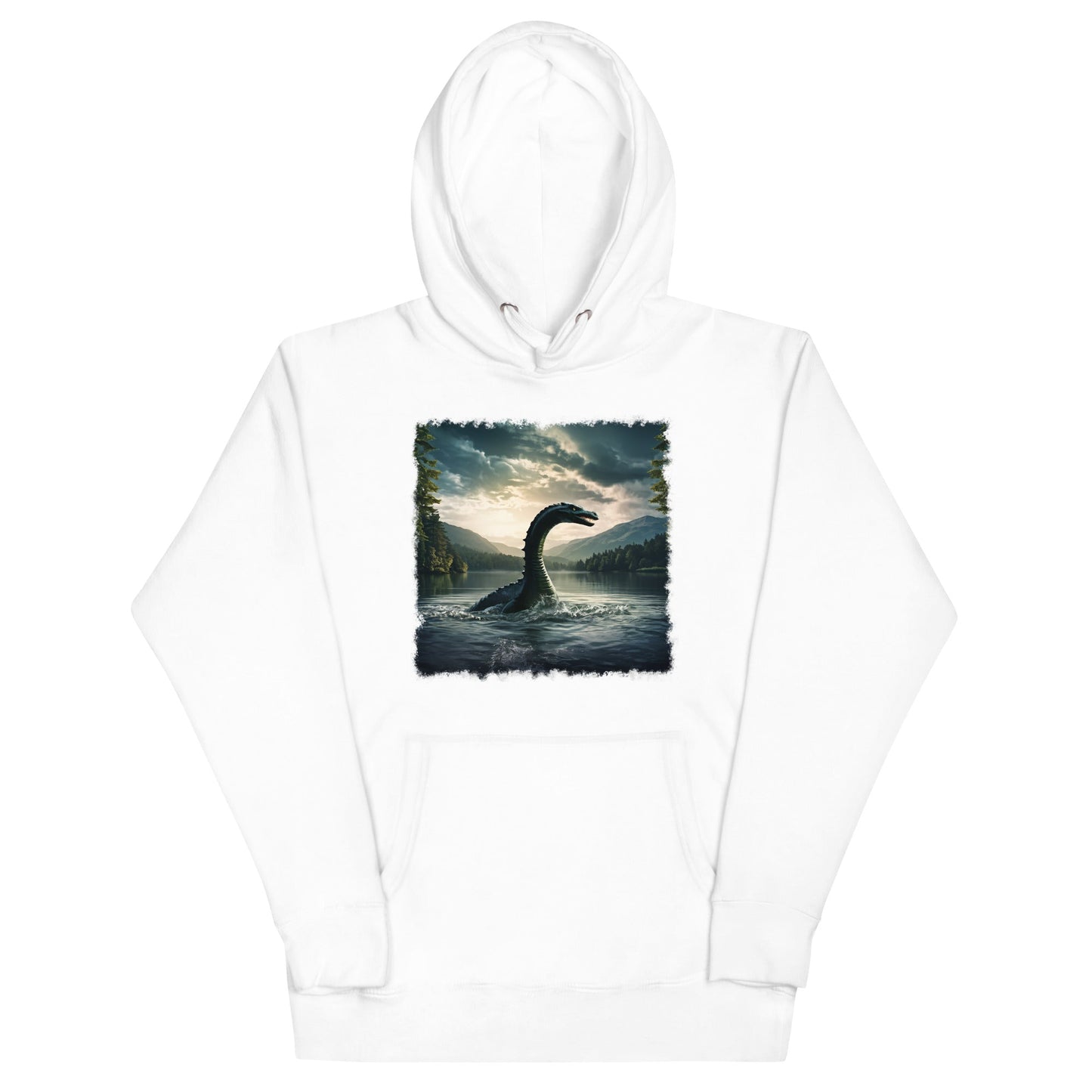 Lake Monster Dual Images Print Unisex Hoodie - Hoodies - Discovery Co.