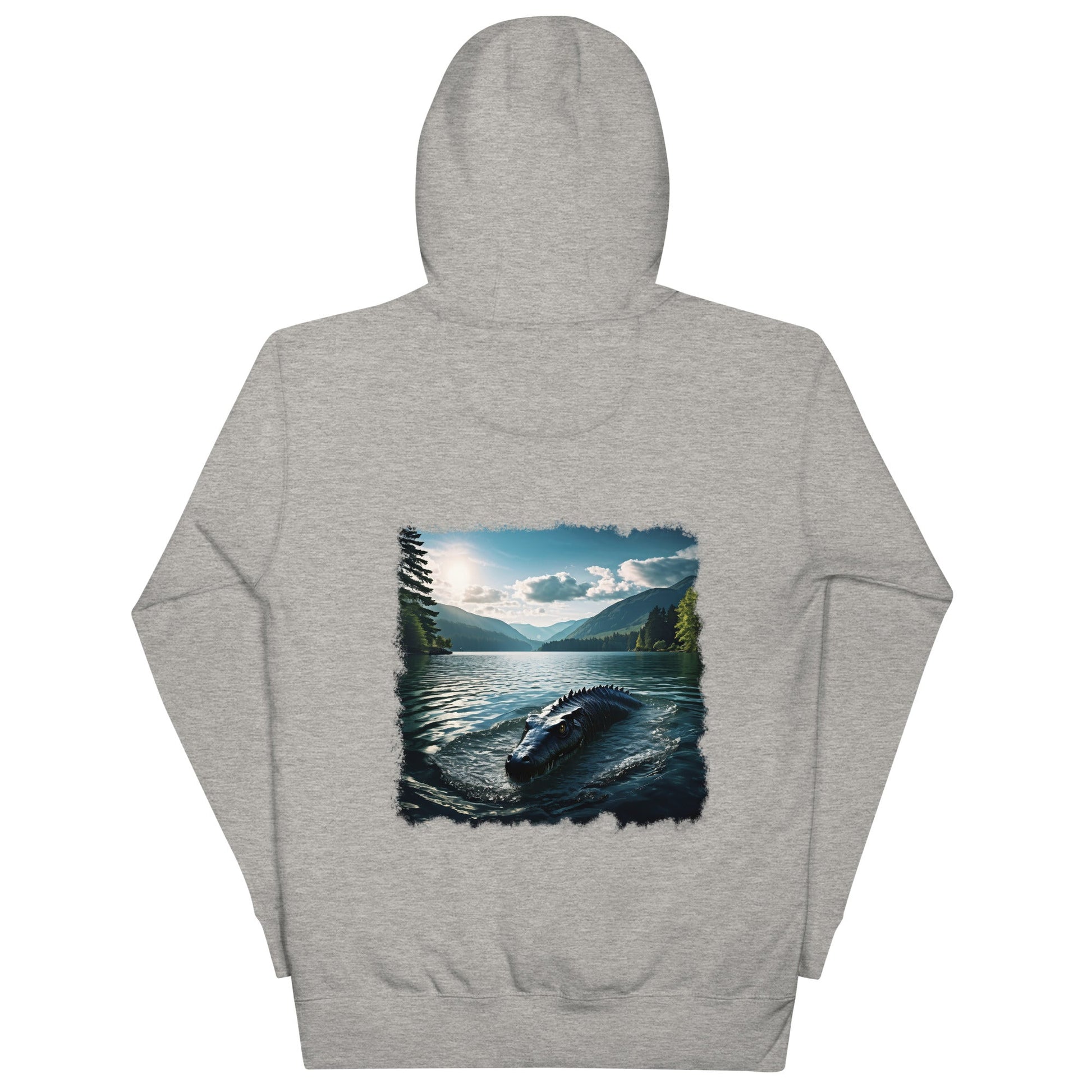 Lake Monster Dual Images Print Unisex Hoodie - Hoodies - Discovery Co.