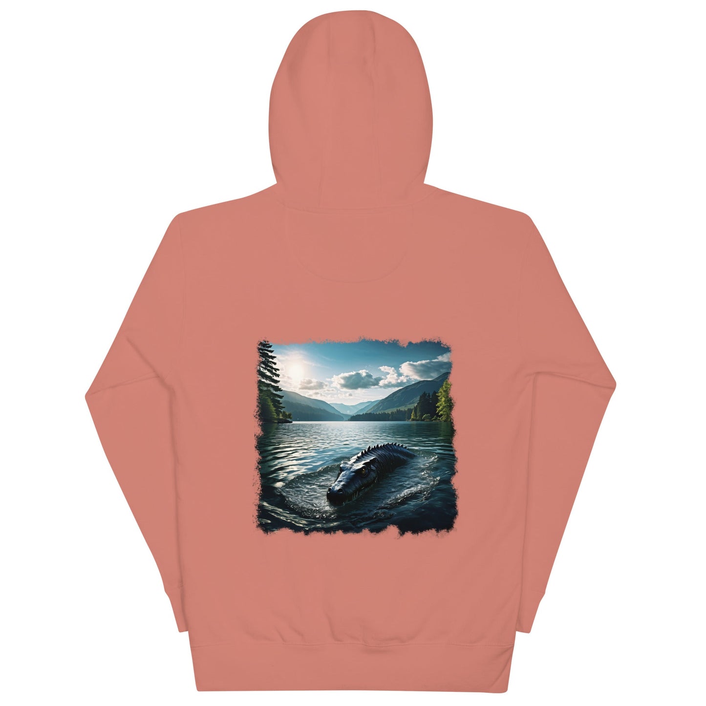 Lake Monster Dual Images Print Unisex Hoodie - Hoodies - Discovery Co.