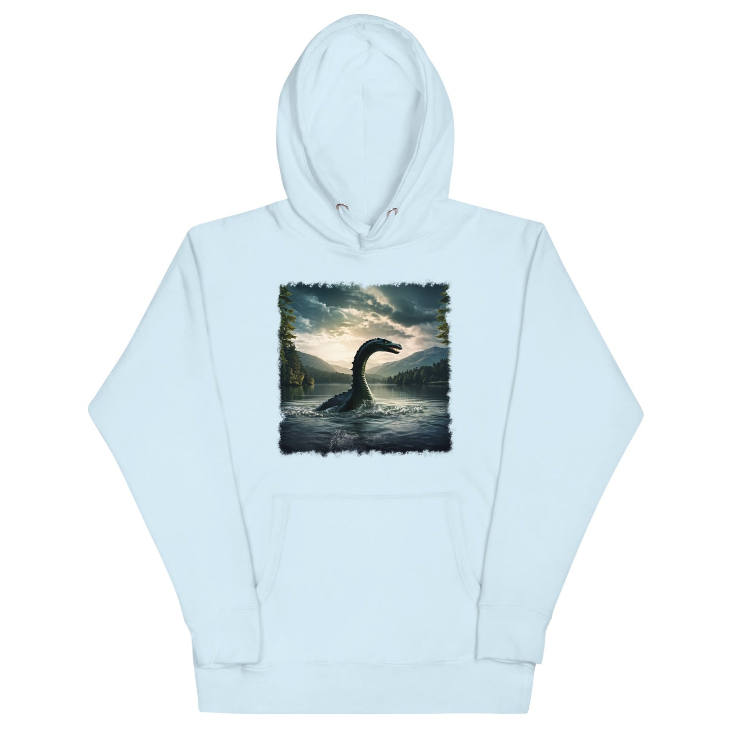 Lake Monster Dual Images Print Unisex Hoodie - Hoodies - Discovery Co.