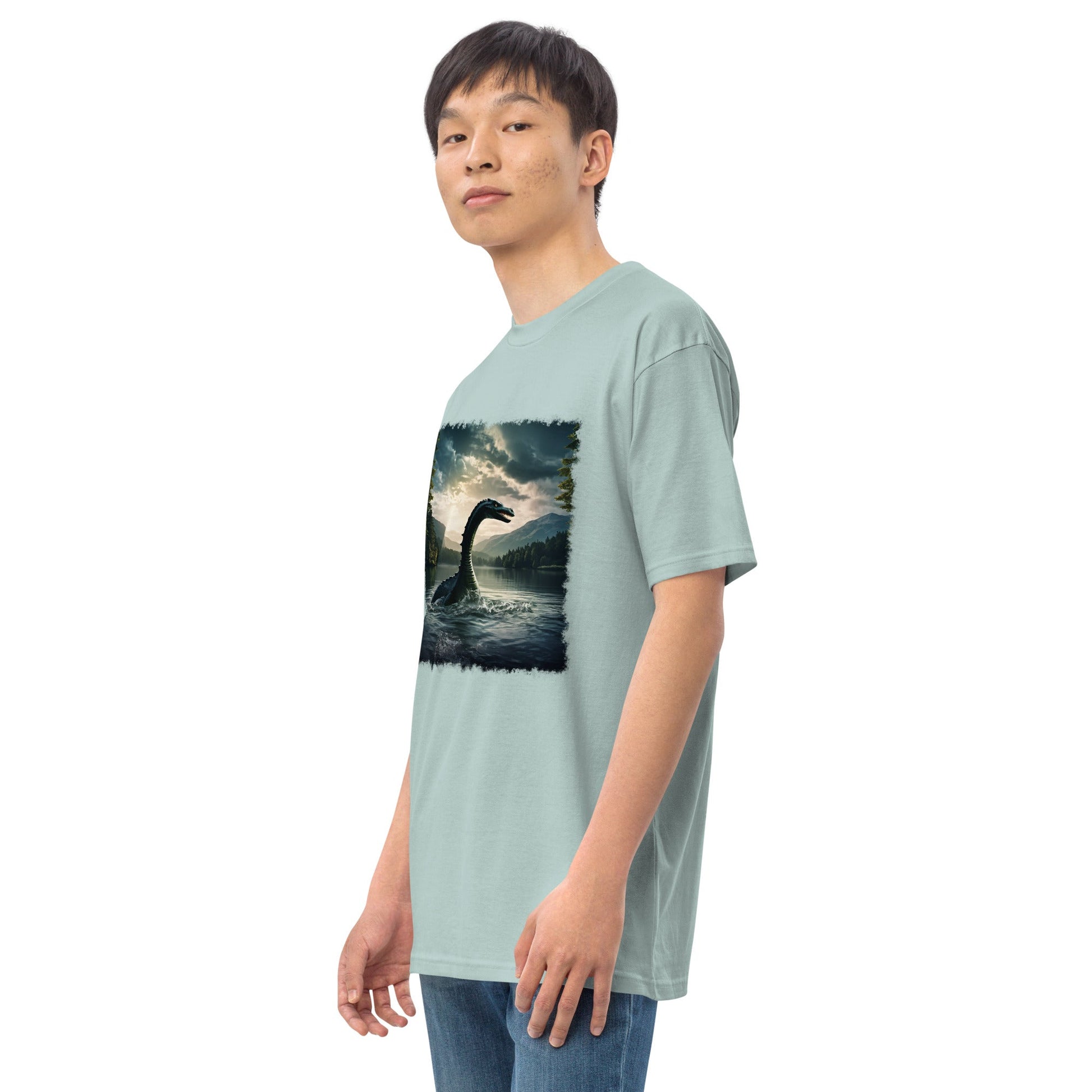 Lake Monster Men’s Premium Heavyweight Tee - Men's Shirts - Discovery Co.