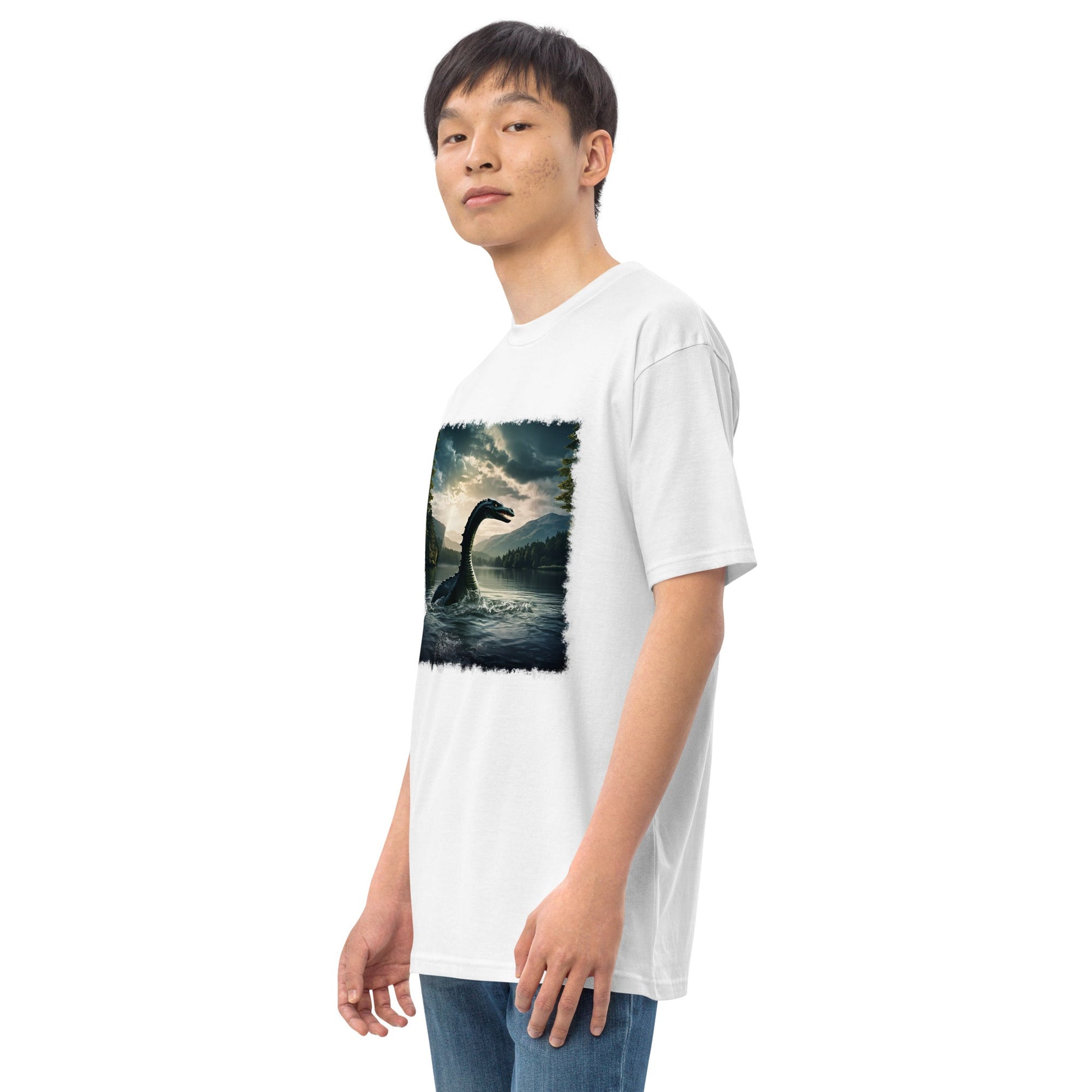 Lake Monster Men’s Premium Heavyweight Tee - Men's Shirts - Discovery Co.