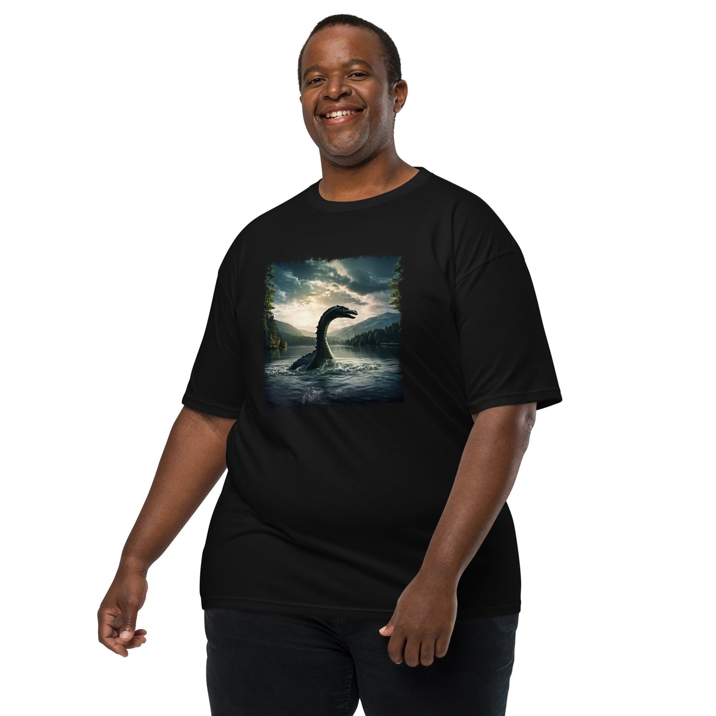 Lake Monster Men’s Premium Heavyweight Tee - Men's Shirts - Discovery Co.