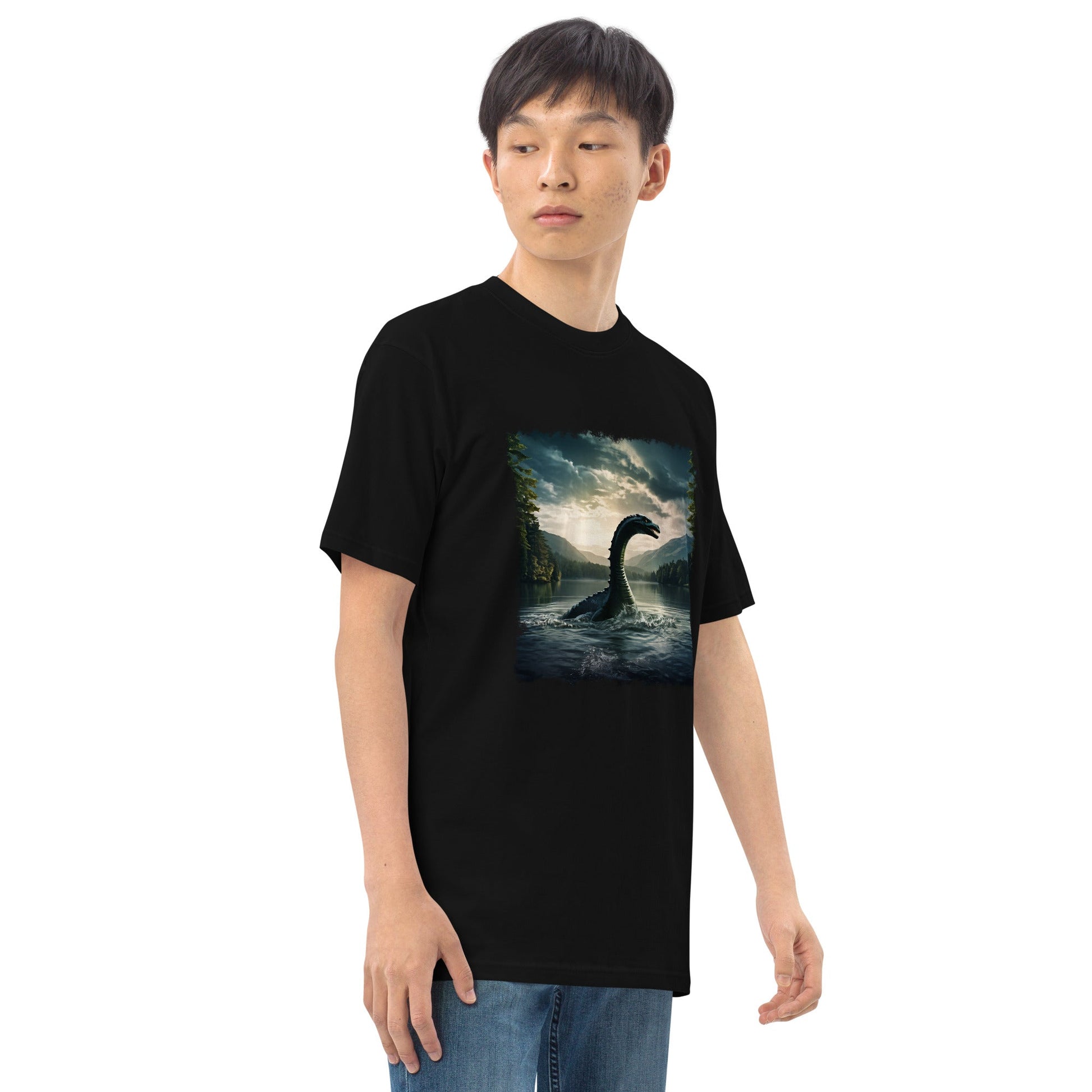 Lake Monster Men’s Premium Heavyweight Tee - Men's Shirts - Discovery Co.