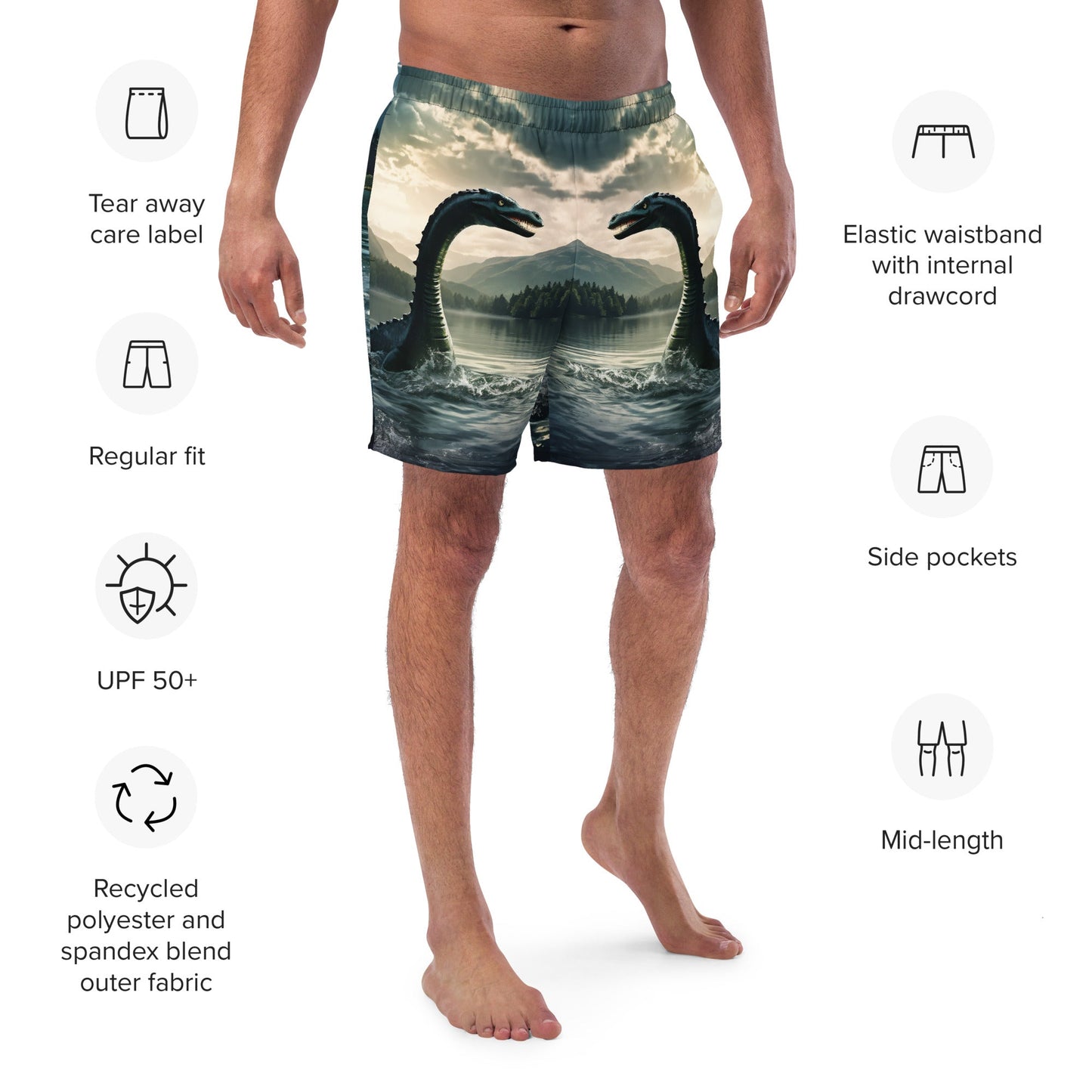 Lake Monster Men's Swim Trunks - Discovery Co.