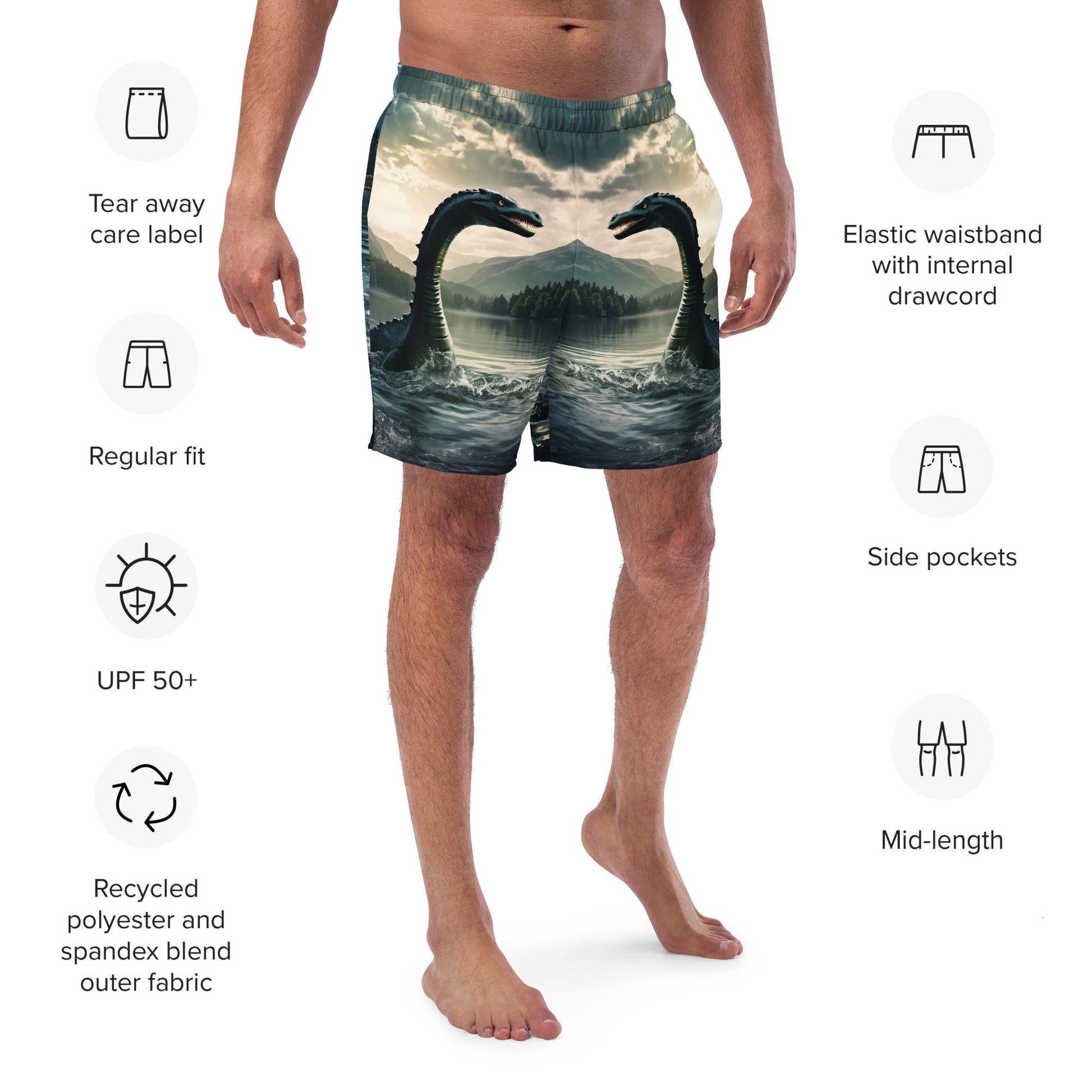 Lake Monster Men's Swim Trunks - Discovery Co.