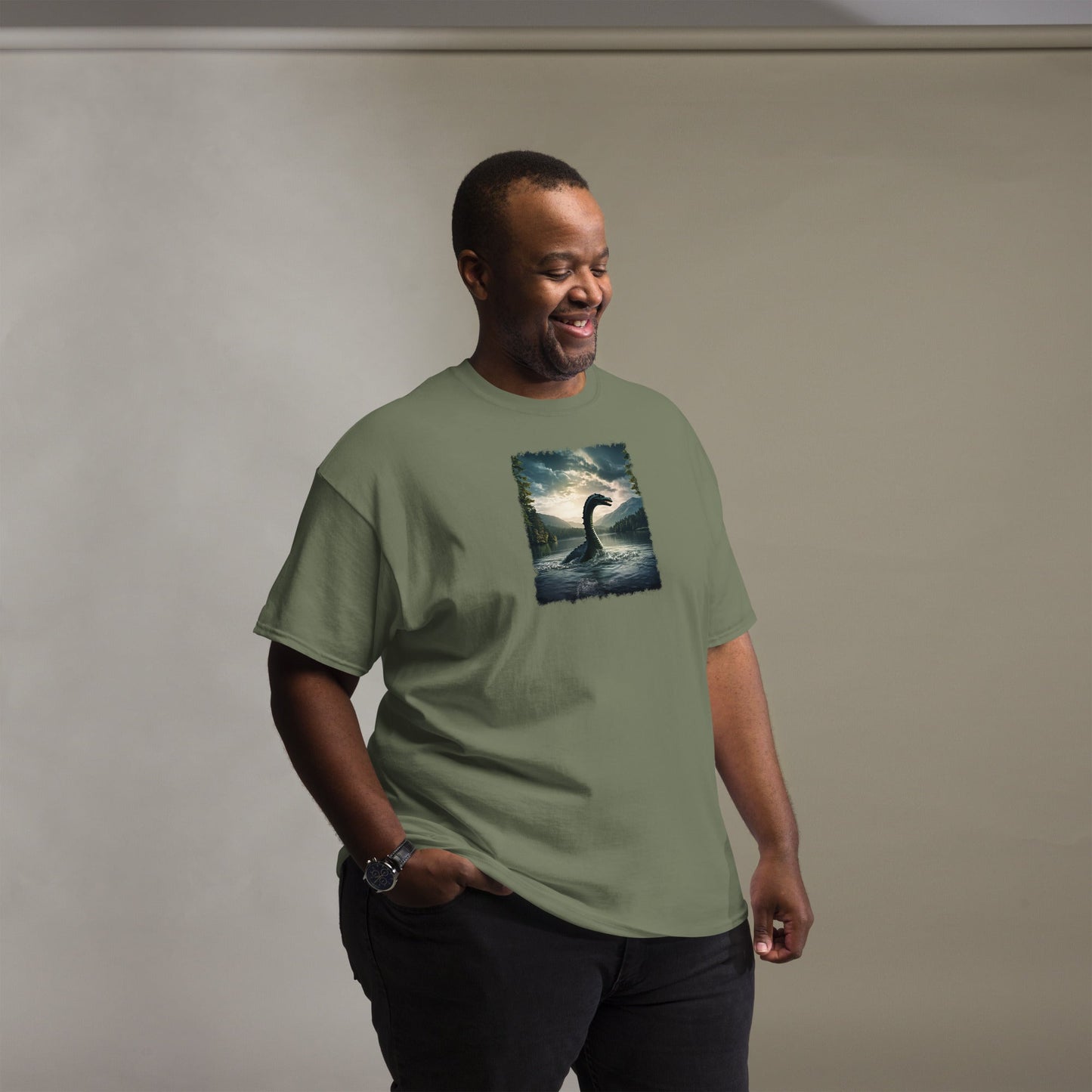 Lake Monster Men's (Unisex) Classic Tee - Men's Shirts - Discovery Co.