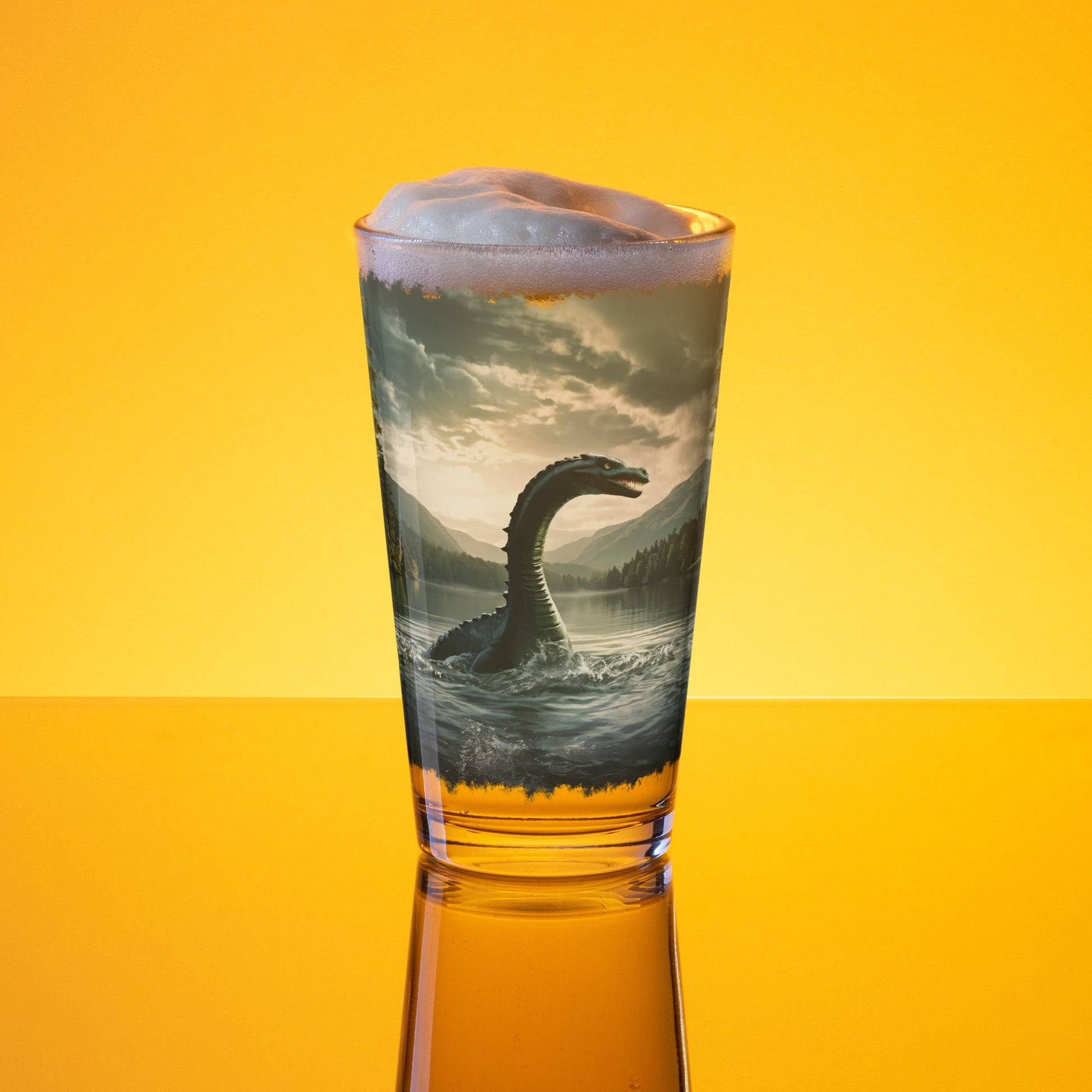 Lake Monster Pint Glass (16 oz) - Beer Glass - Discovery Co.