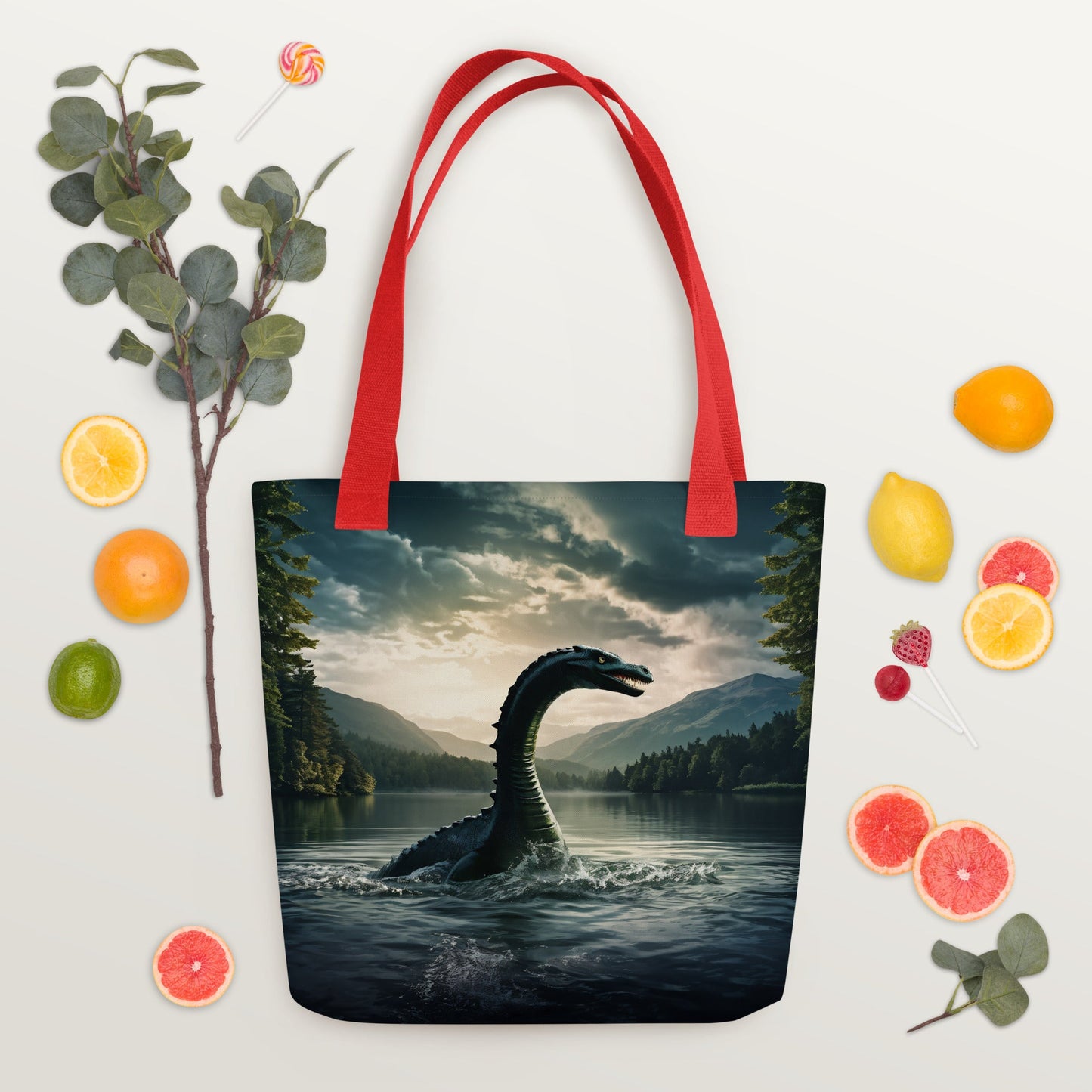 Lake Monster Tote Bag - Tote Bags - Discovery Co.