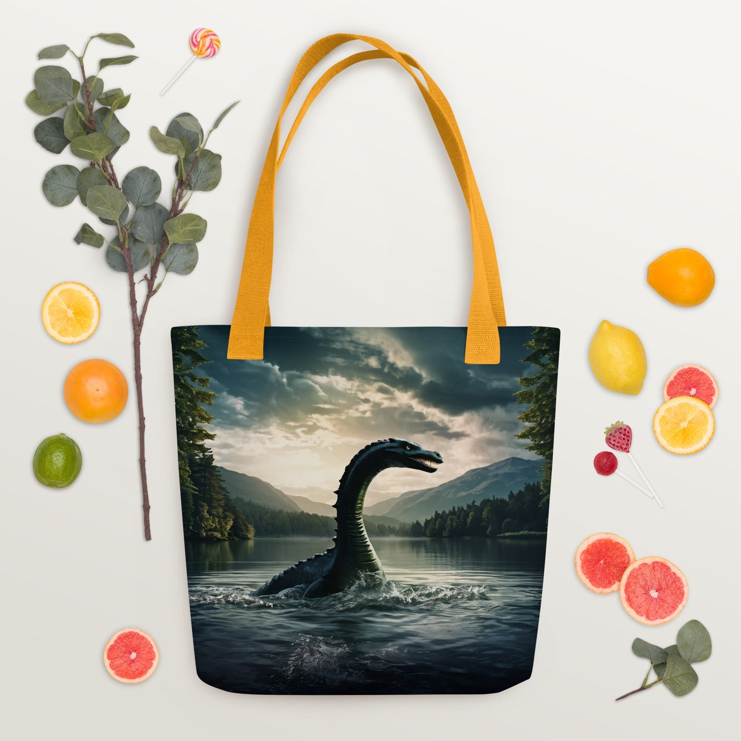 Lake Monster Tote Bag - Tote Bags - Discovery Co.