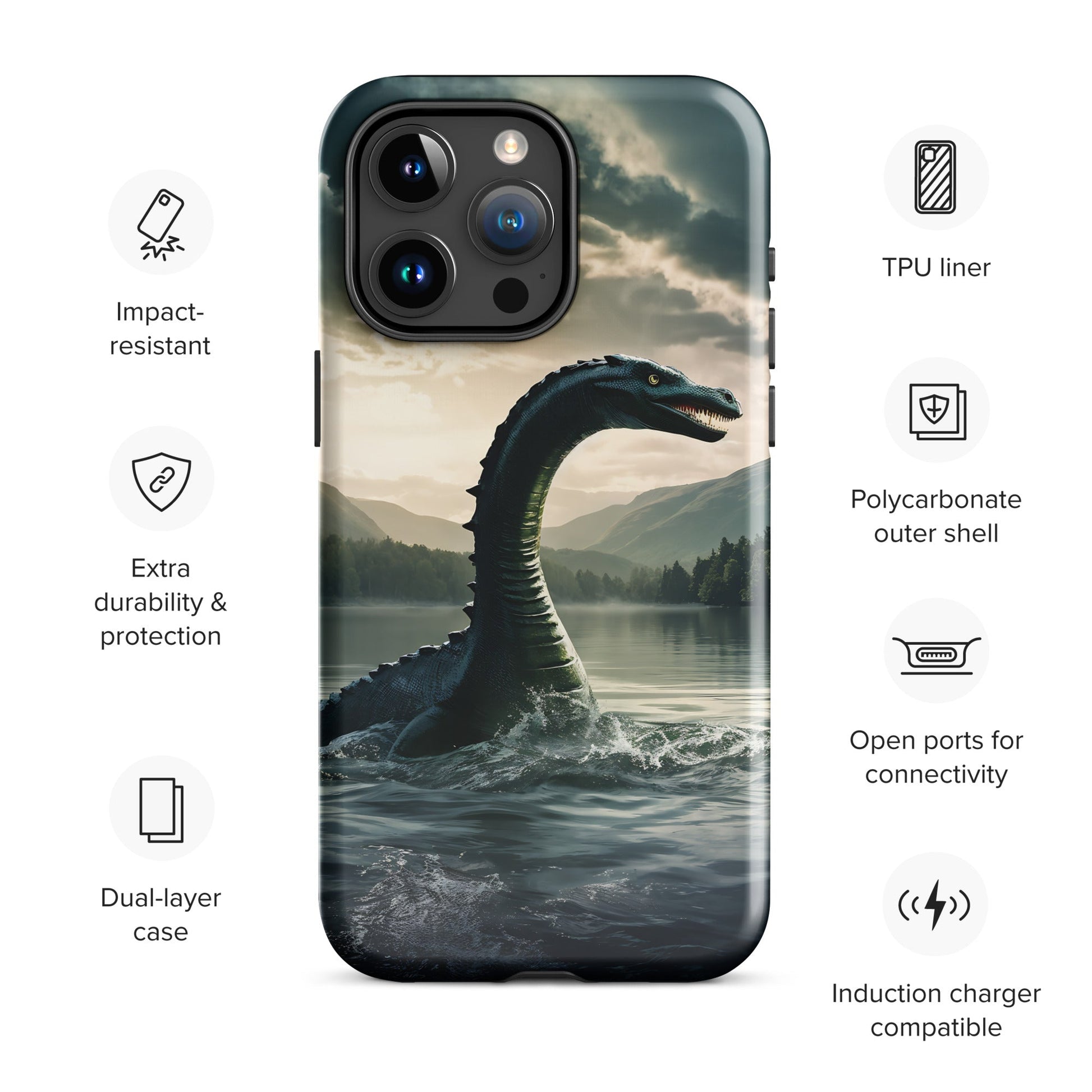 Lake Monster Tough Case for iPhone® - Phone Case - Discovery Co.