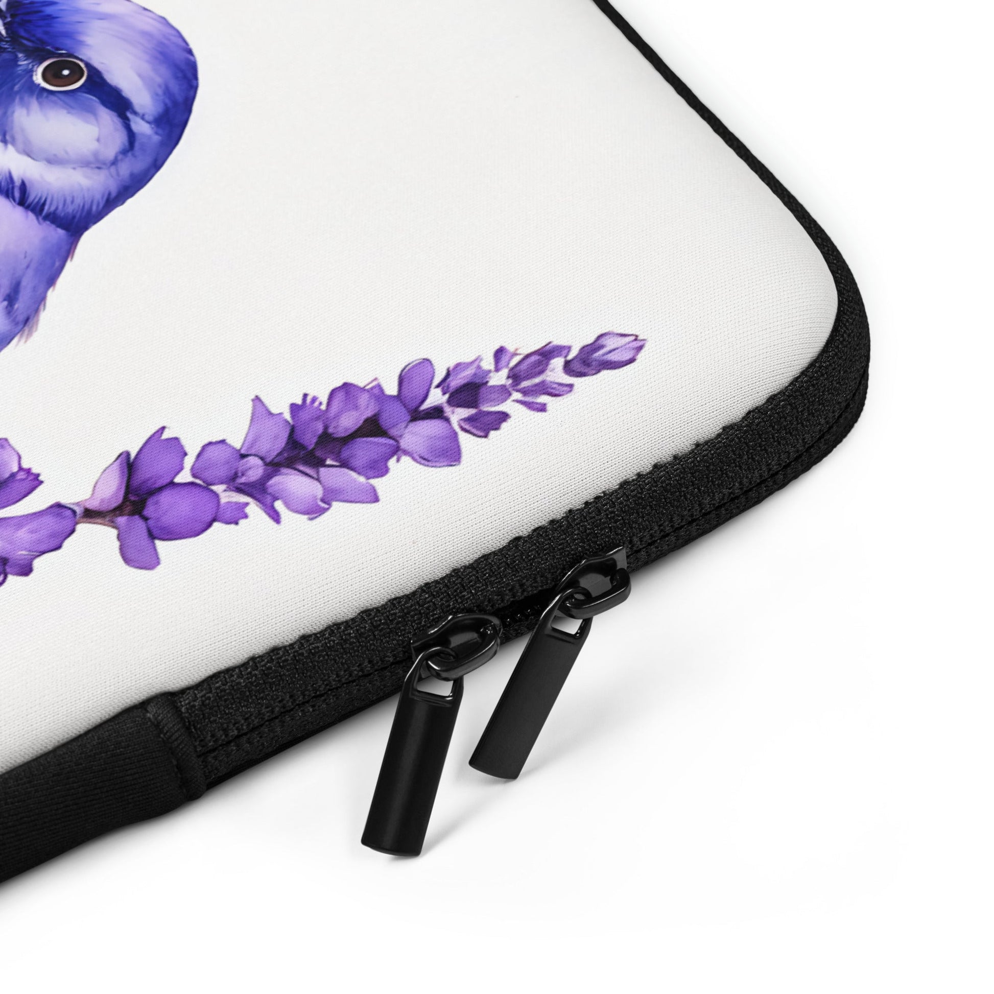 Lavender Watercolor Birds Laptop Sleeve - Laptop Cases - Discovery Co.