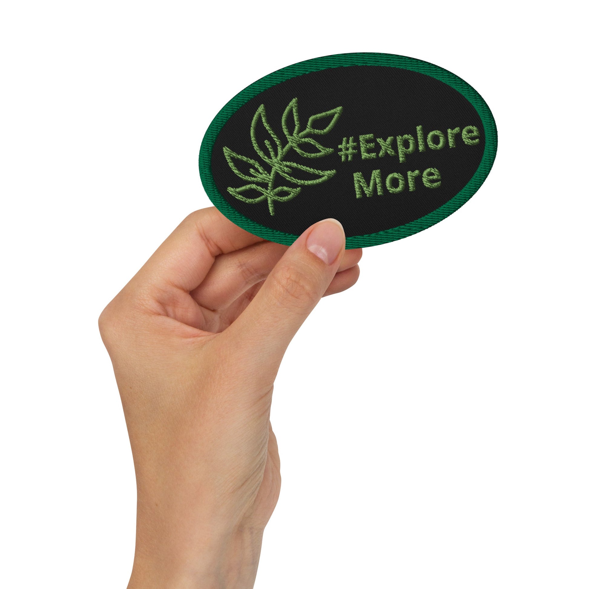 Leaf #Explore More Embroidered Patches - Embroidered Patches - Discovery Co.