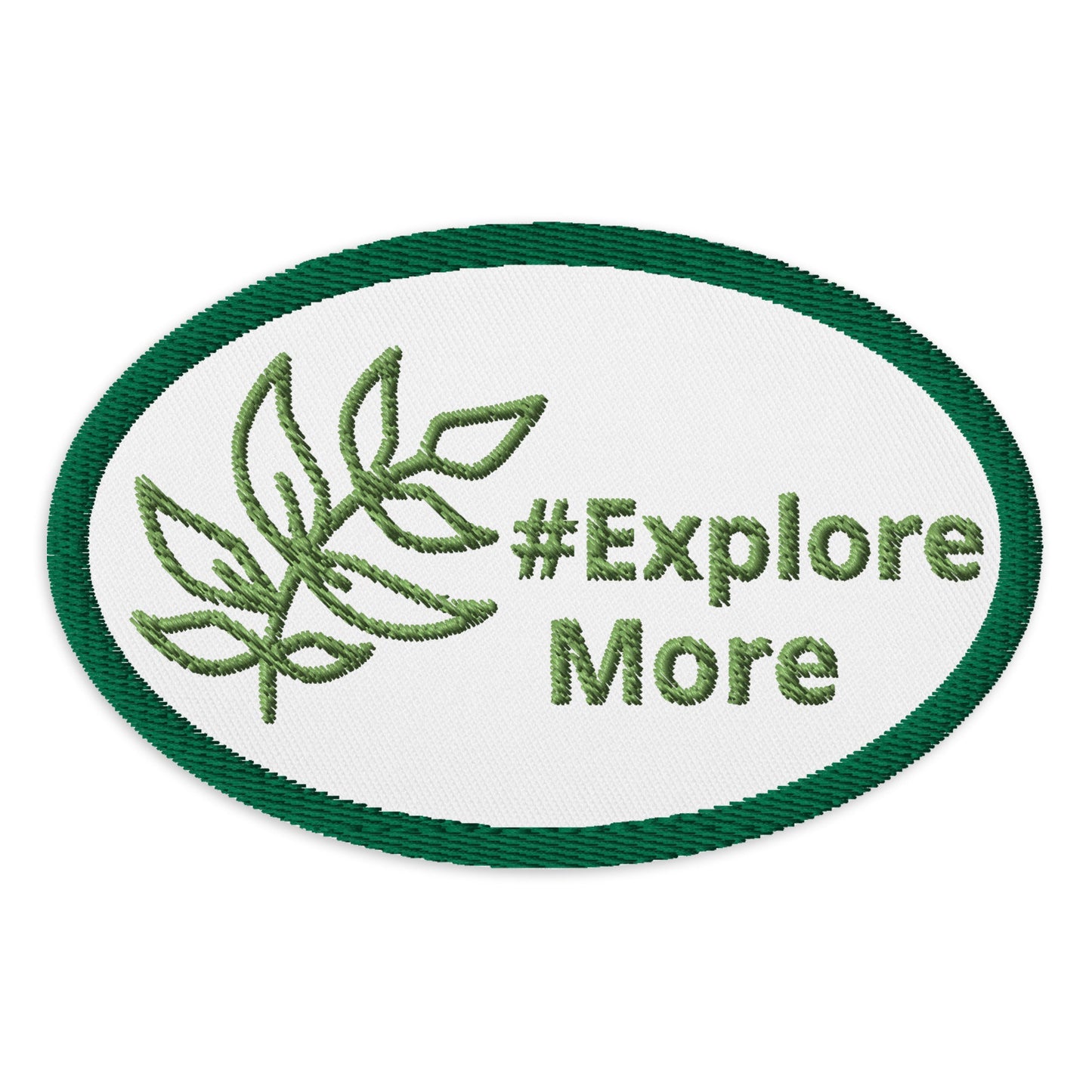 Leaf #Explore More Embroidered Patches - Embroidered Patches - Discovery Co.