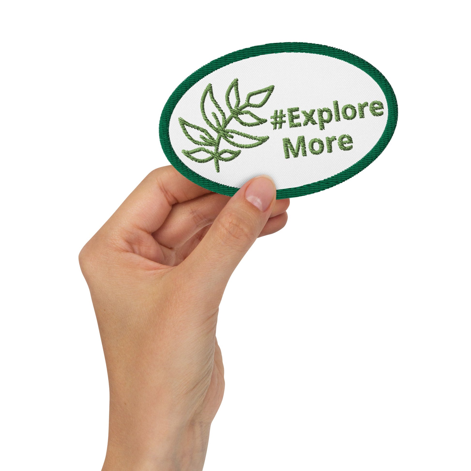 Leaf #Explore More Embroidered Patches - Embroidered Patches - Discovery Co.