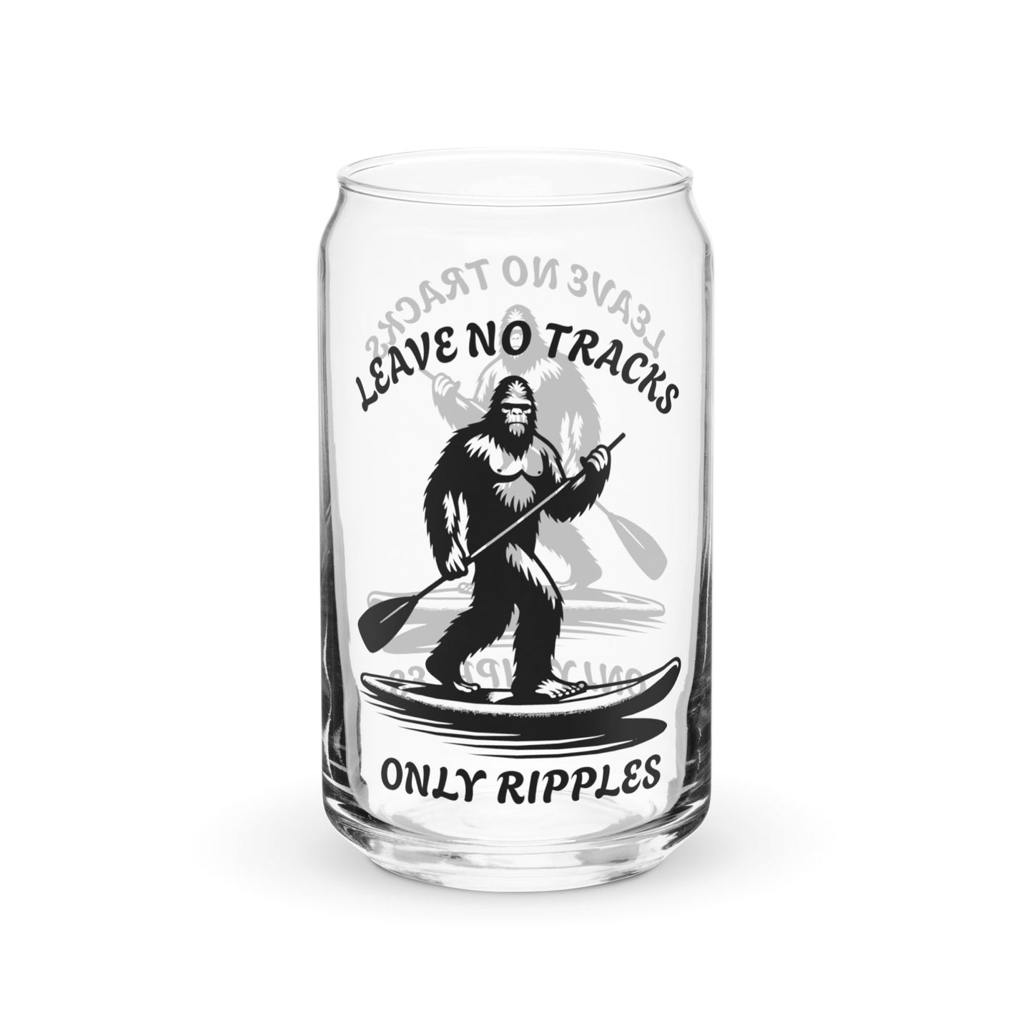 Leave No Tracks Only Ripples Can - Shaped Glass - Can - Shaped Glass - Discovery Co.