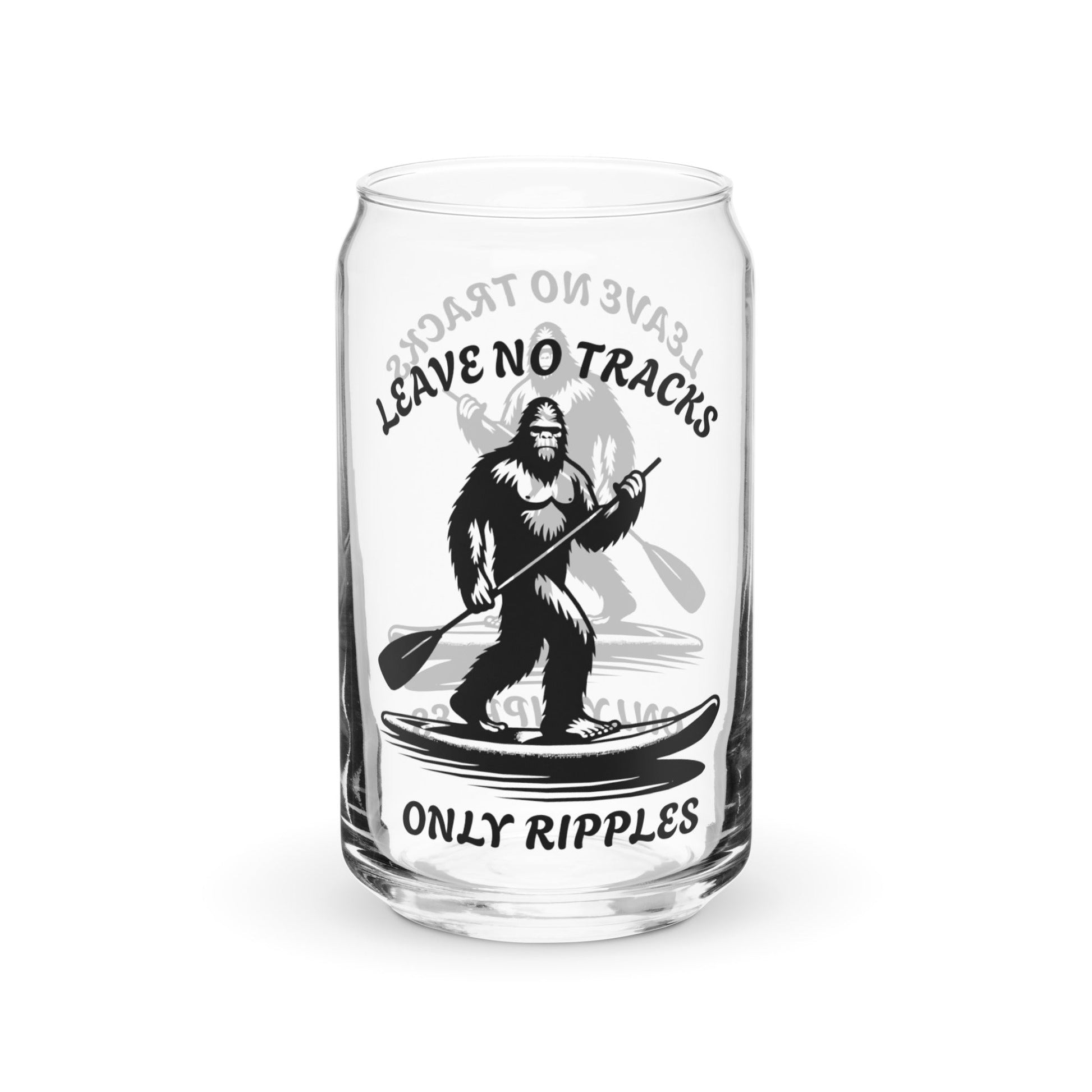 Leave No Tracks Only Ripples Can - Shaped Glass - Can - Shaped Glass - Discovery Co.