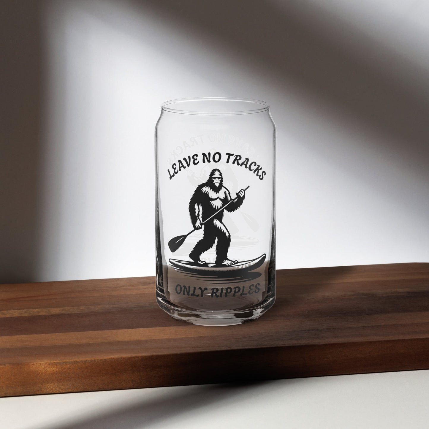 Leave No Tracks Only Ripples Can - Shaped Glass - Can - Shaped Glass - Discovery Co.