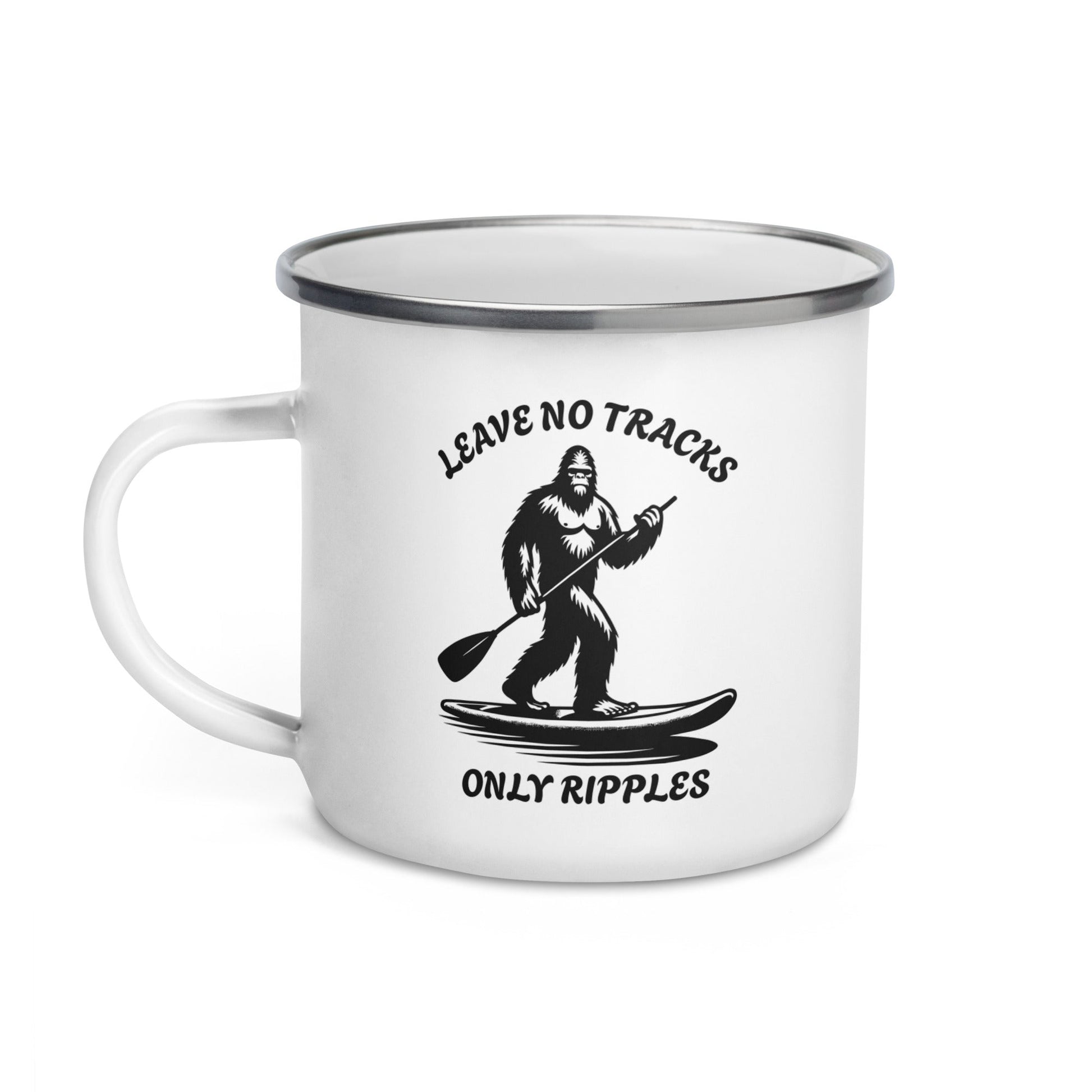 Leave No Tracks Only Ripples Enamel Mug - Mugs - Discovery Co.