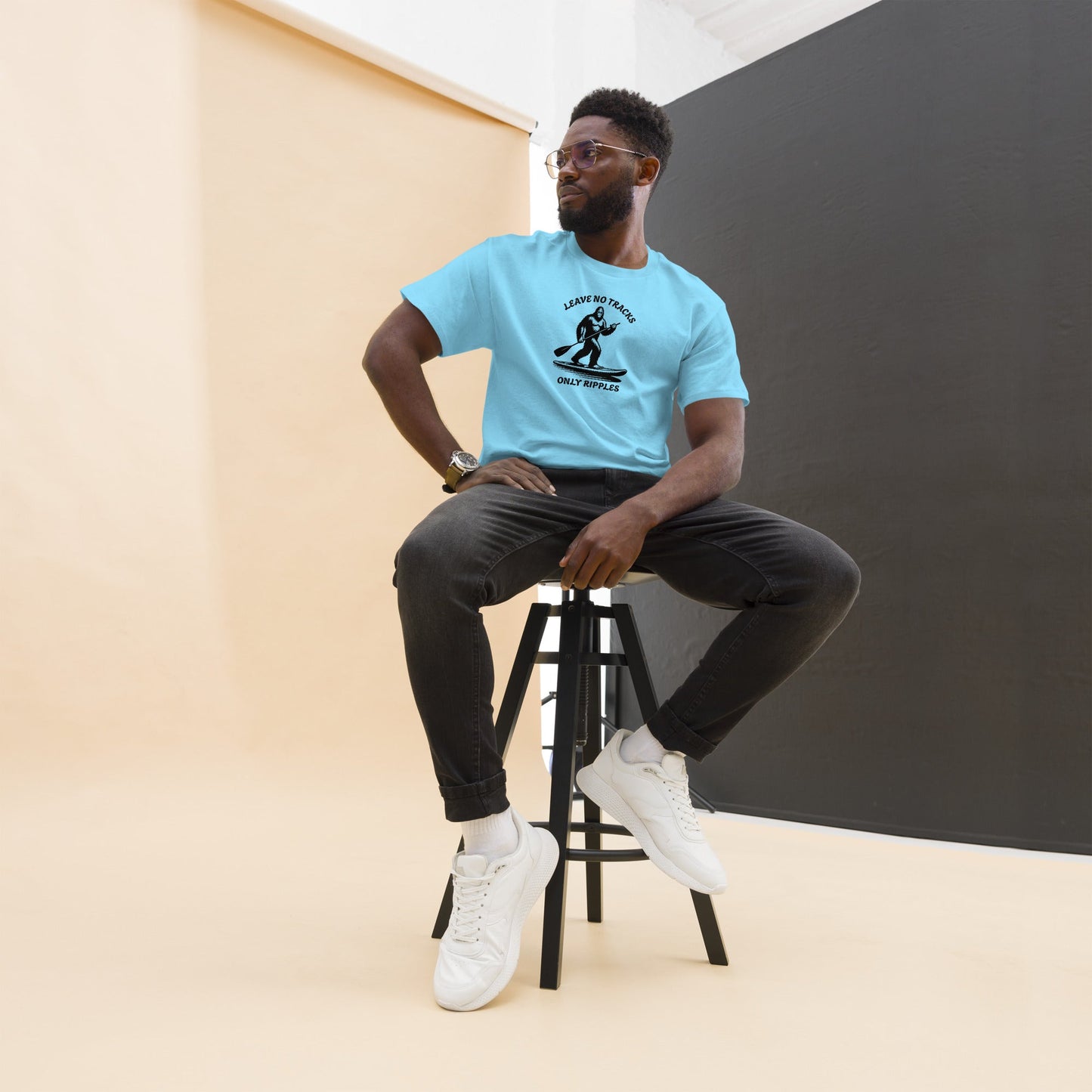 Leave No Tracks Only Ripples Men's (Unisex) Classic Tee - Men's Shirts - Discovery Co.