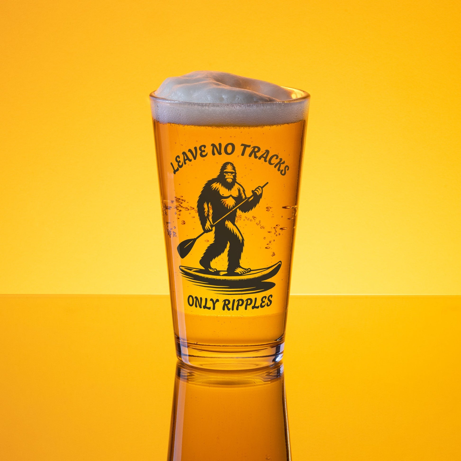 Leave No Tracks Only Ripples Pint Glass - Beer Glass - Discovery Co.