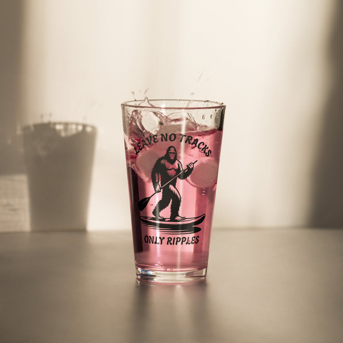 Leave No Tracks Only Ripples Pint Glass - Beer Glass - Discovery Co.