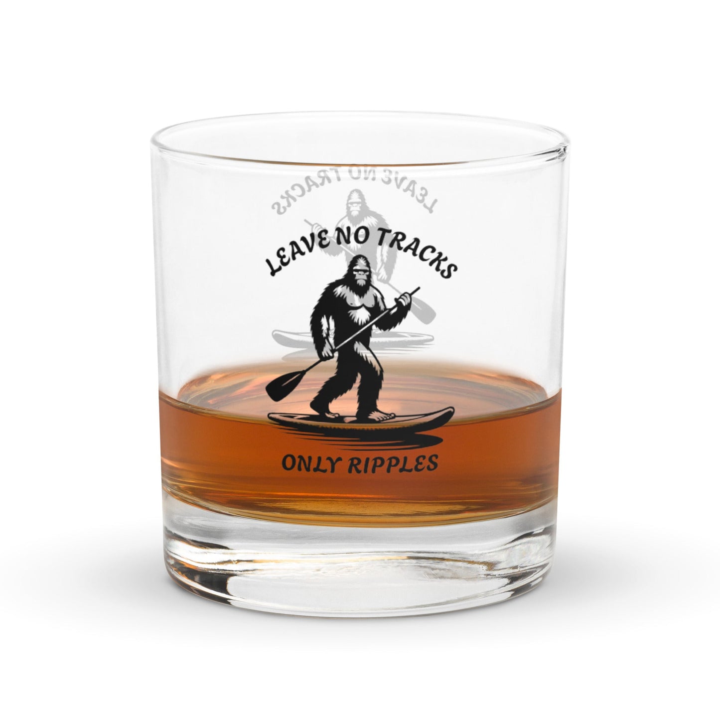 Leave No Tracks Only Ripples Rocks Glass - Rocks Glass - Discovery Co.
