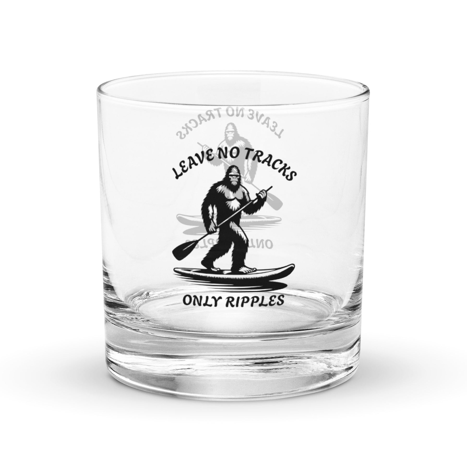 Leave No Tracks Only Ripples Rocks Glass - Rocks Glass - Discovery Co.