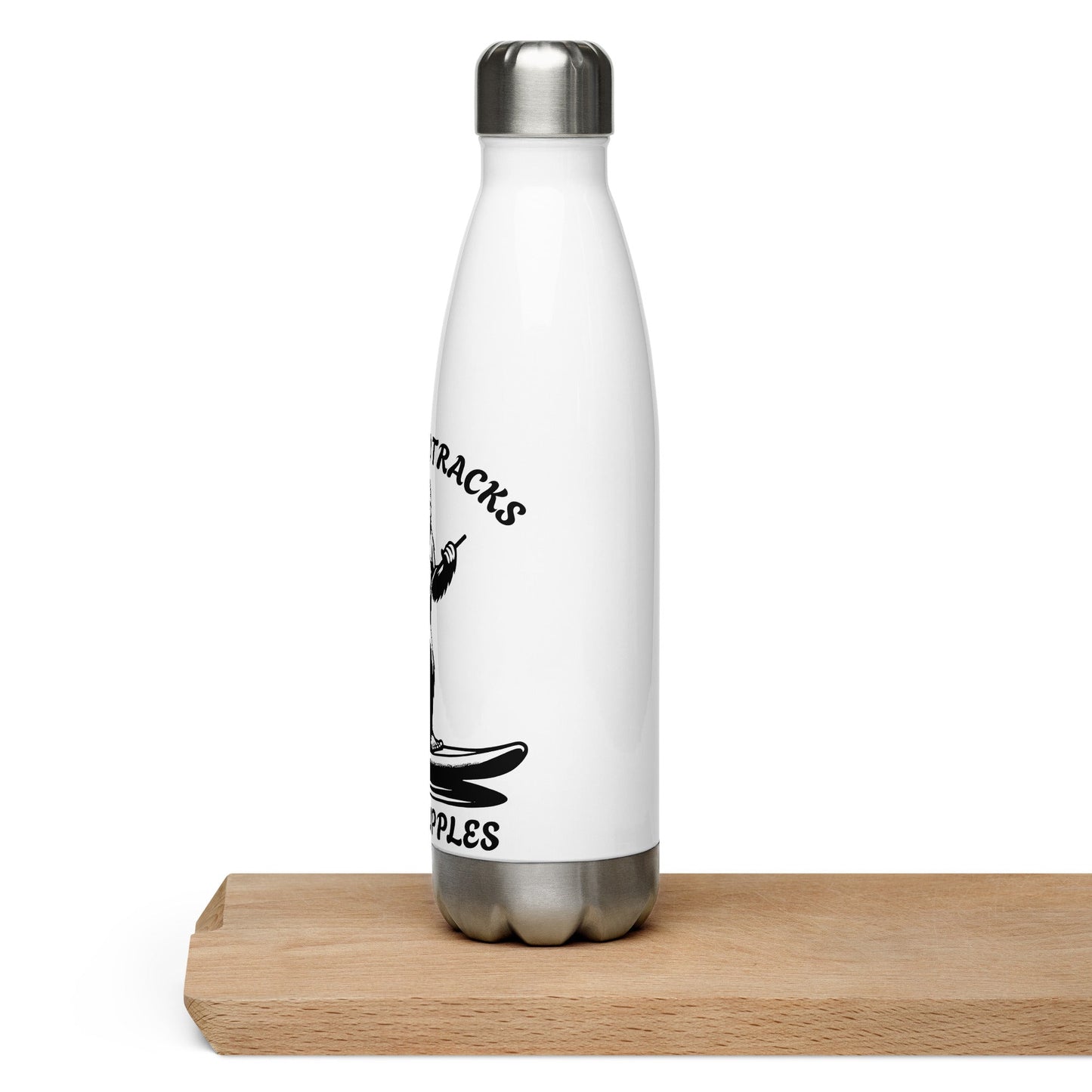 Leave No Tracks Only Ripples Stainless Steel Water Bottle - Stainless Steel Water Bottle - Discovery Co.
