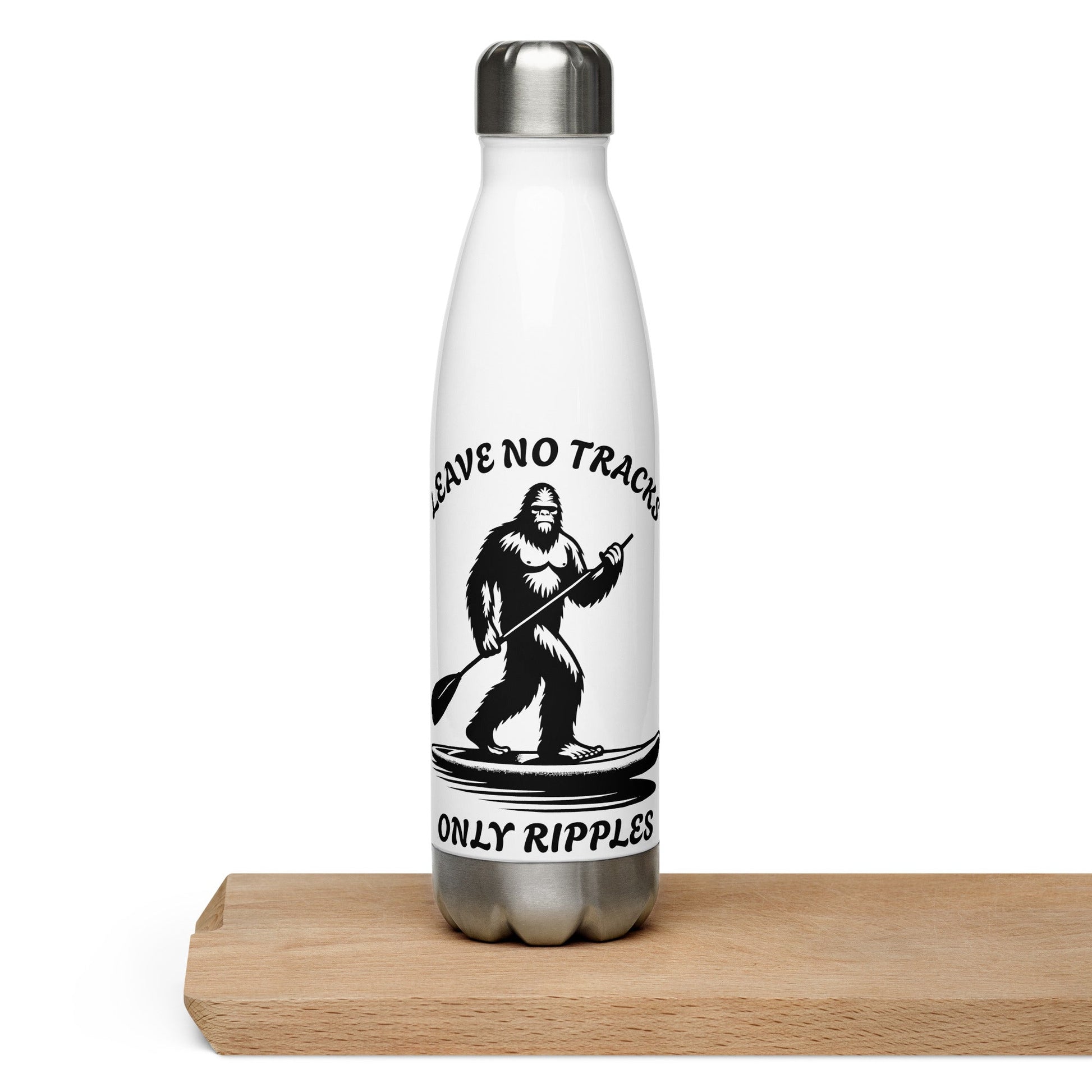 Leave No Tracks Only Ripples Stainless Steel Water Bottle - Stainless Steel Water Bottle - Discovery Co.