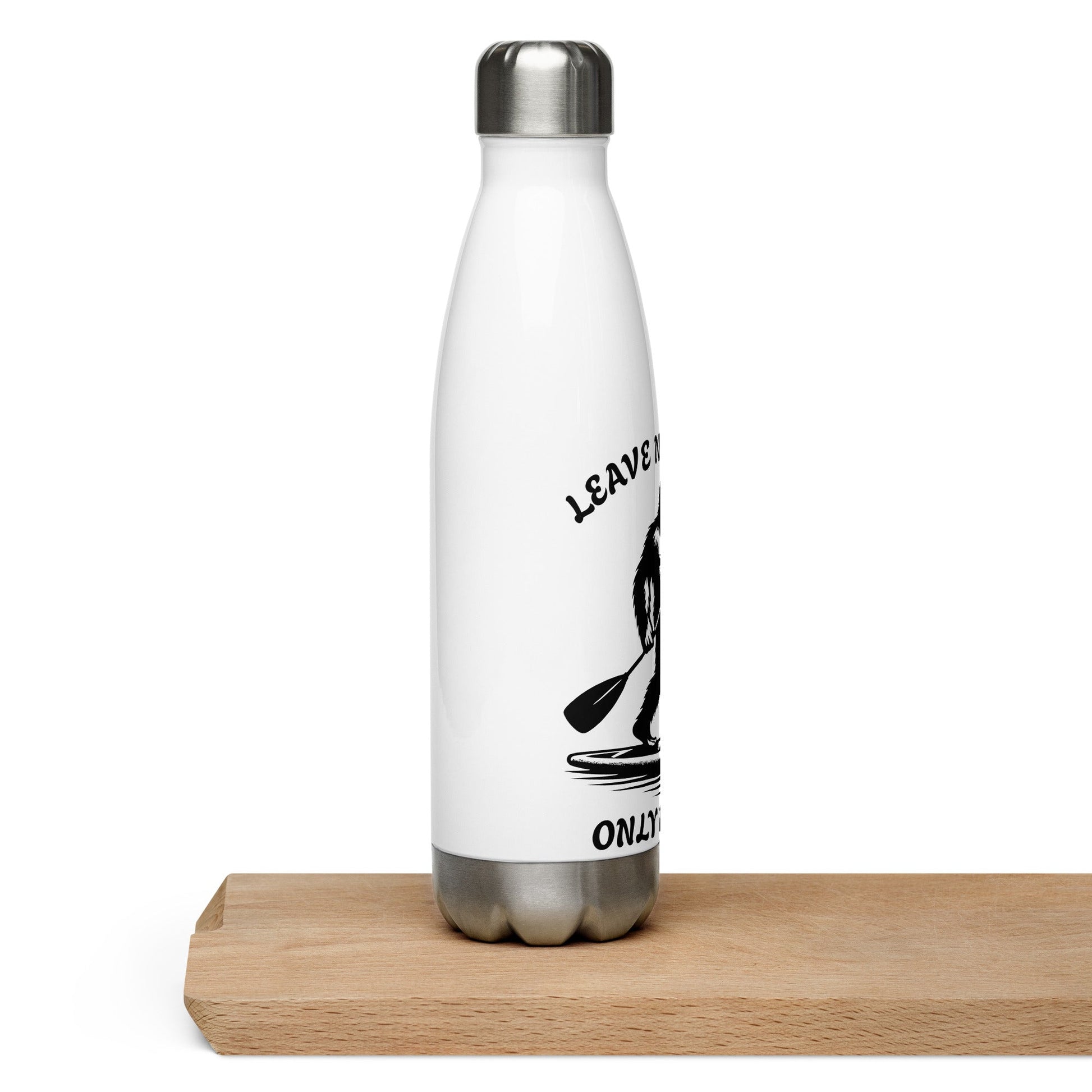 Leave No Tracks Only Ripples Stainless Steel Water Bottle - Stainless Steel Water Bottle - Discovery Co.