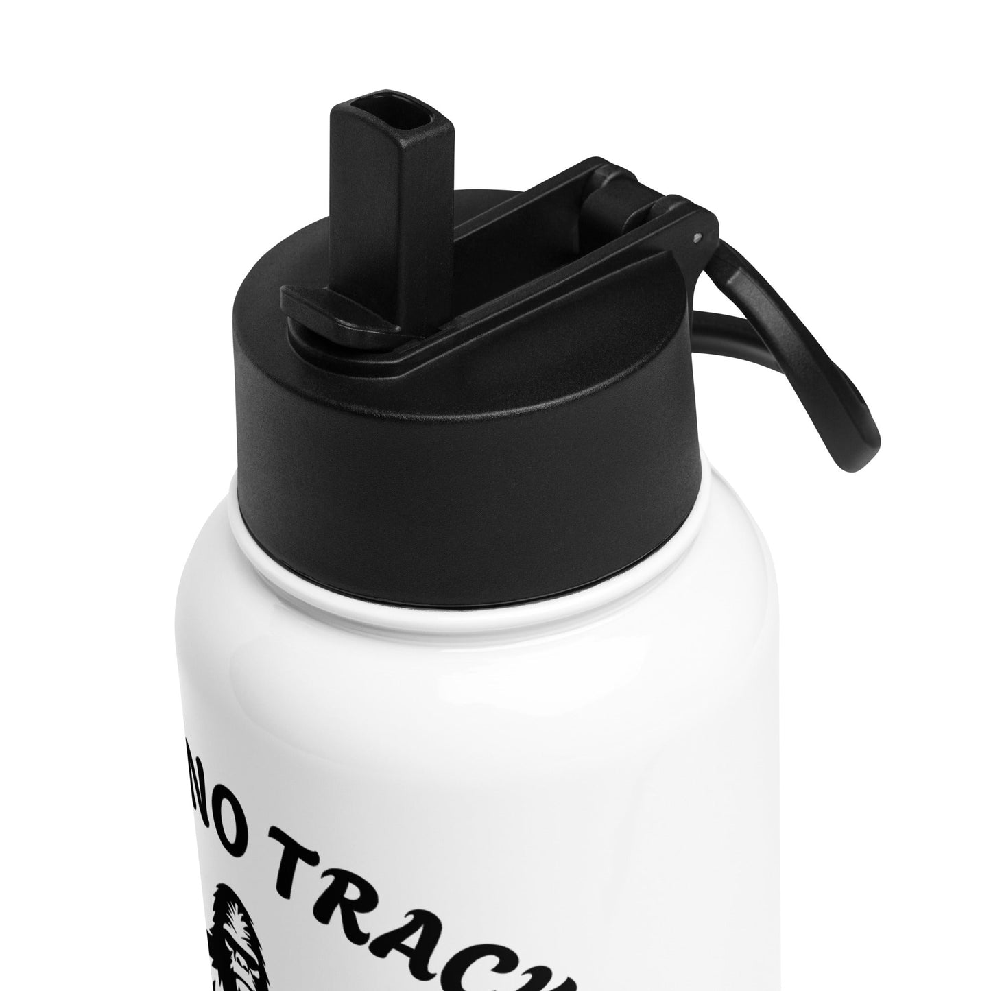Leave No Tracks Only Ripples Stainless Steel Water Bottle With Straw Lid - Stainless Steel Water Bottle With Straw Lid - Discovery Co.