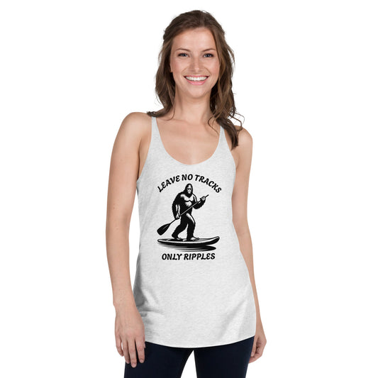 Leave No Tracks Only Ripples Women's Racerback Tank - Women's Shirts - Discovery Co.