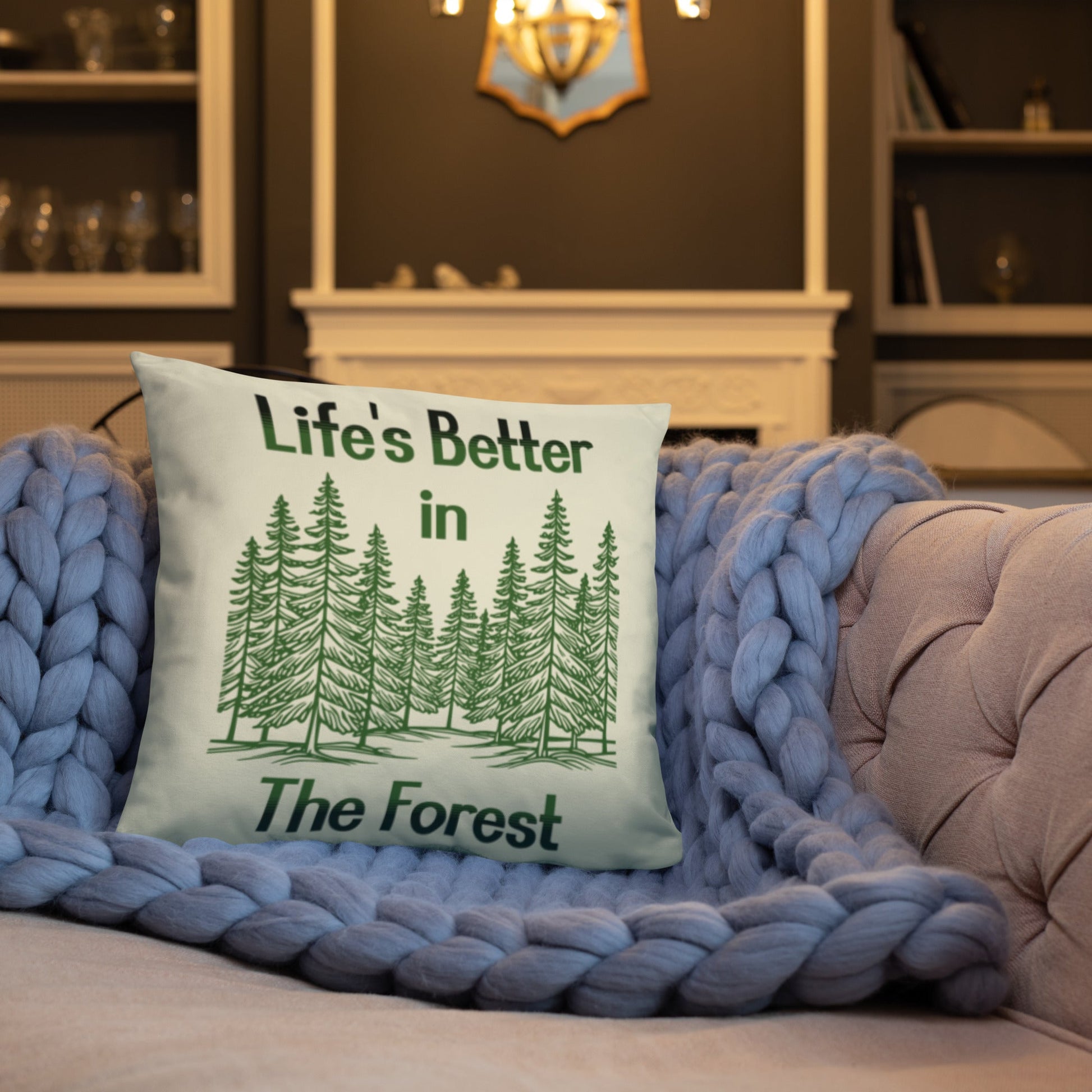 Life's Better In The Forest Basic Pillow - Pillows - Discovery Co.
