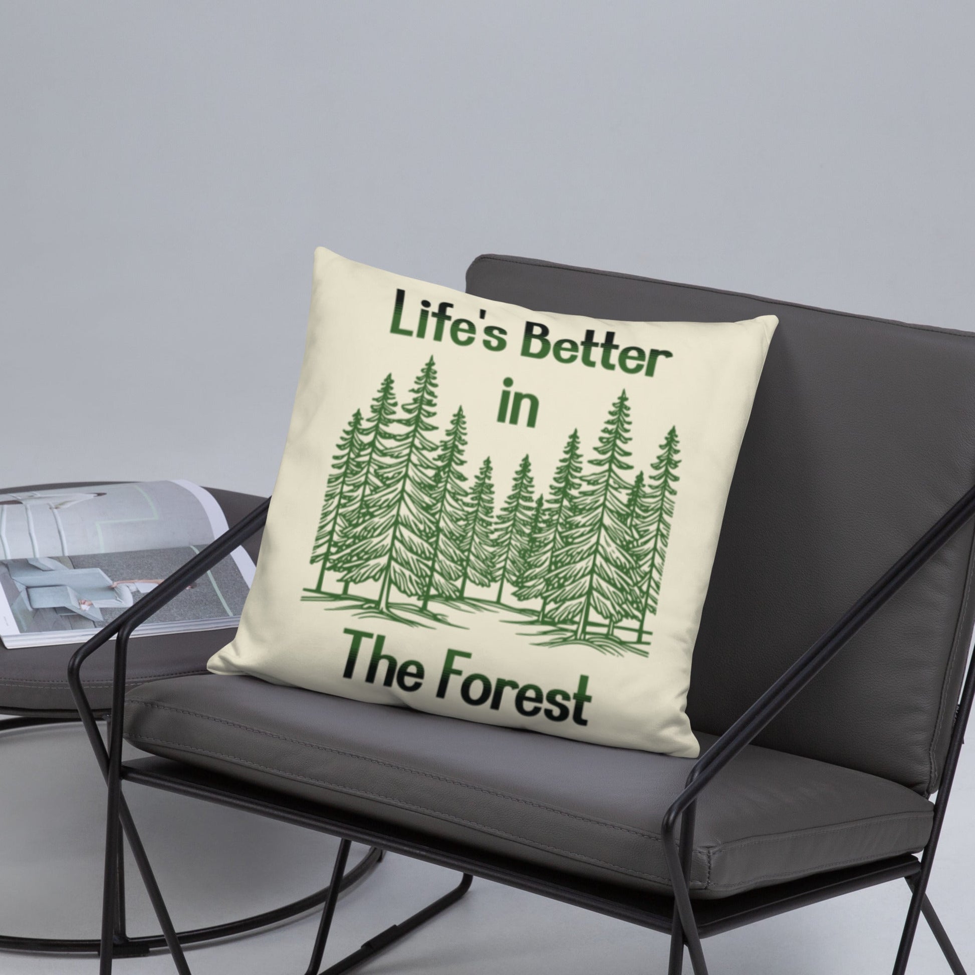 Life's Better In The Forest Basic Pillow - Pillows - Discovery Co.