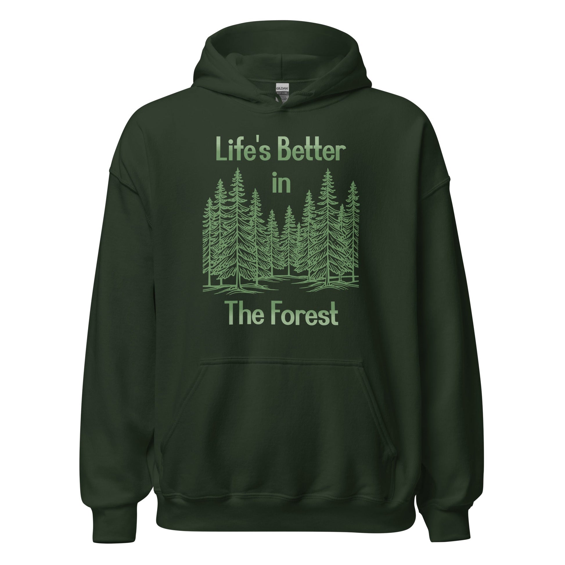 Life's Better In The Forest II Men's (Unisex) Hoodie - Hoodies - Discovery Co.