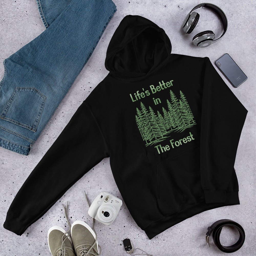 Life's Better In The Forest II Men's (Unisex) Hoodie - Hoodies - Discovery Co.