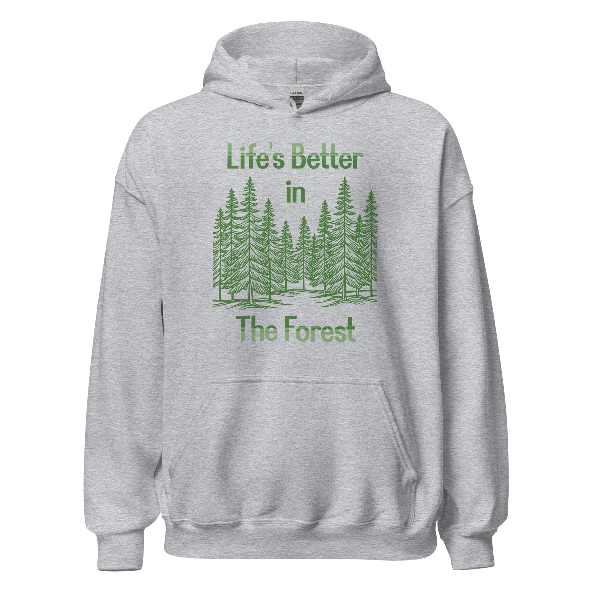 Life's Better In The Forest II Men's (Unisex) Hoodie - Hoodies - Discovery Co.
