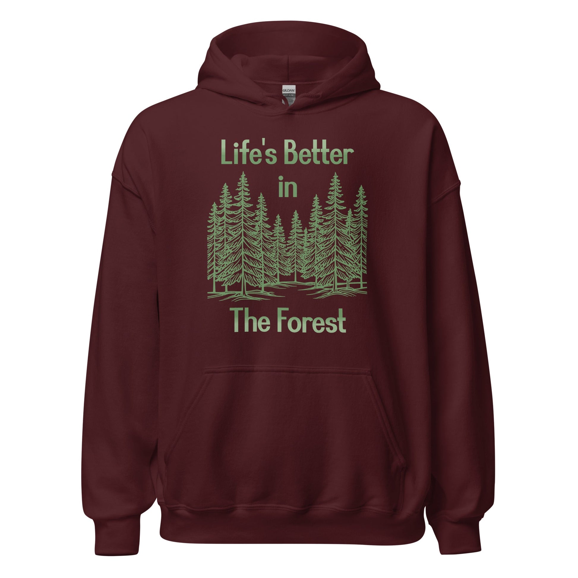 Life's Better In The Forest II Men's (Unisex) Hoodie - Hoodies - Discovery Co.