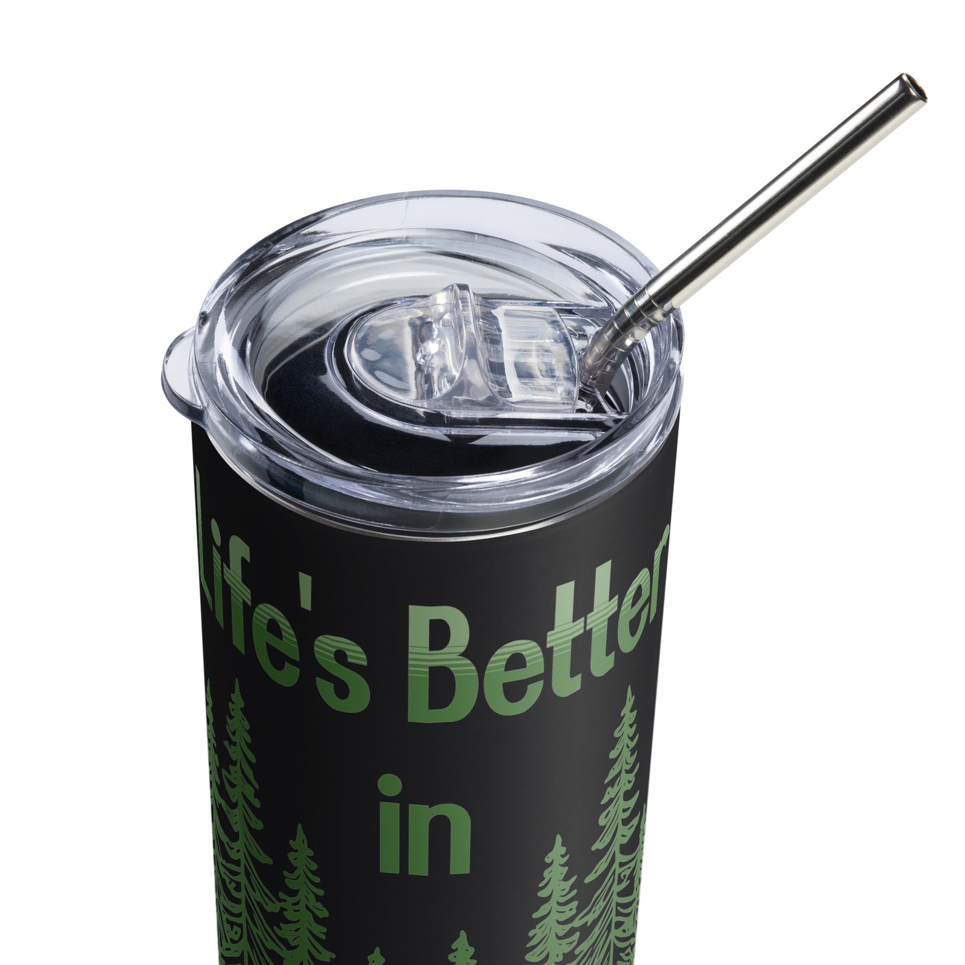 Life's Better In The Forest II Stainless Steel Tumbler - Steel Tumbler - Discovery Co.