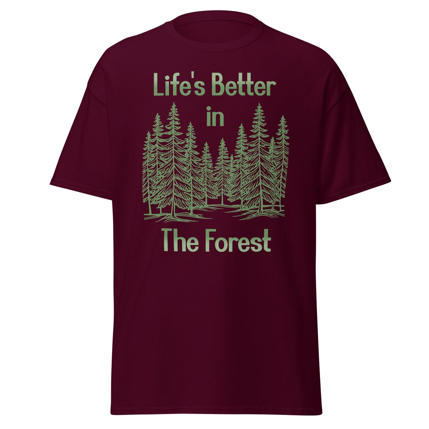 Life's Better In The Forest II Women's (Unisex) Classic Tee - Women's Shirts - Discovery Co.