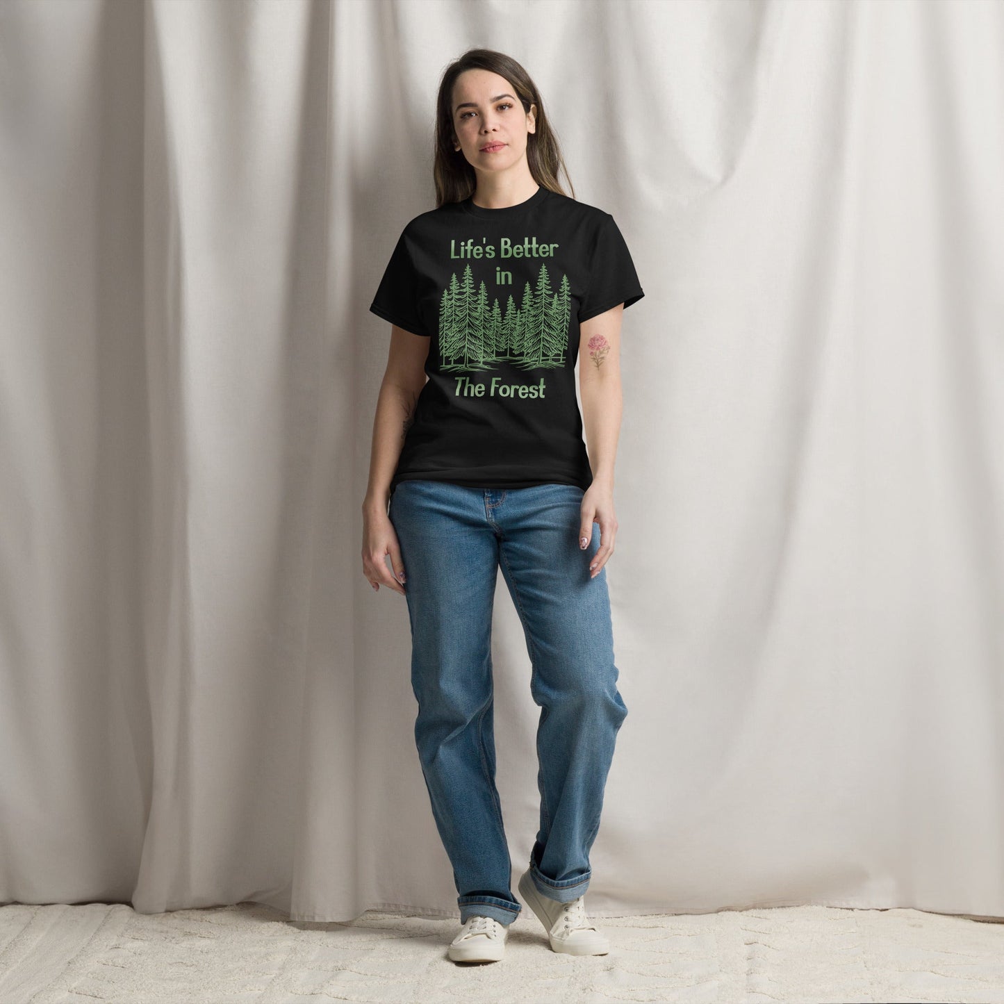 Life's Better In The Forest II Women's (Unisex) Classic Tee - Women's Shirts - Discovery Co.