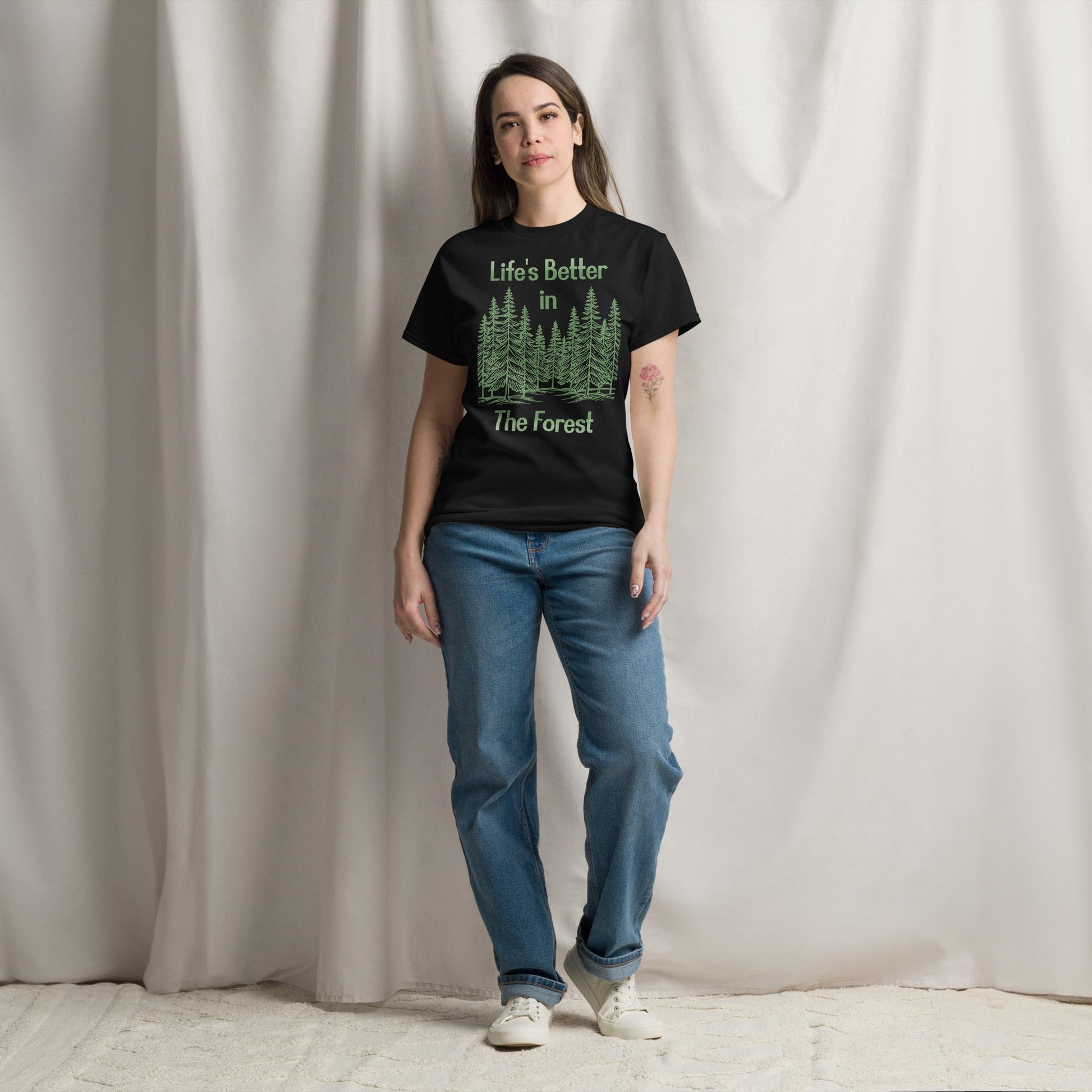 Life's Better In The Forest II Women's (Unisex) Classic Tee - Women's Shirts - Discovery Co.
