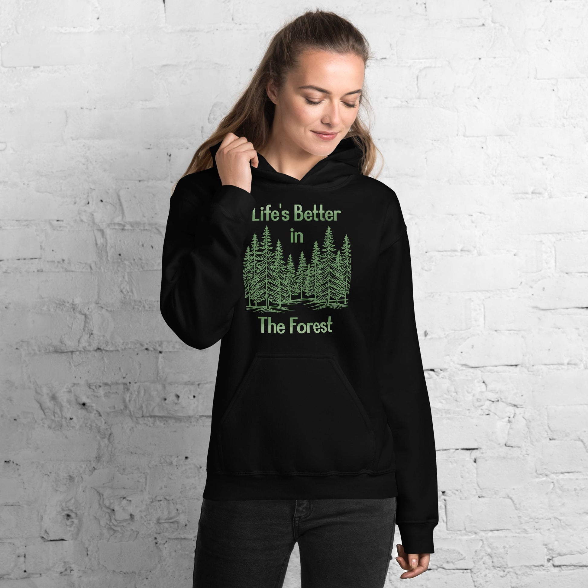 Life's Better In The Forest II Women's (Unisex) Hoodie - Hoodies - Discovery Co.