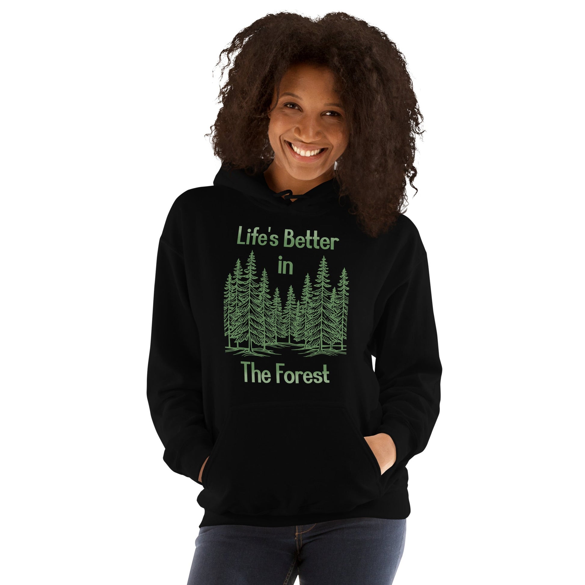 Life's Better In The Forest II Women's (Unisex) Hoodie - Hoodies - Discovery Co.